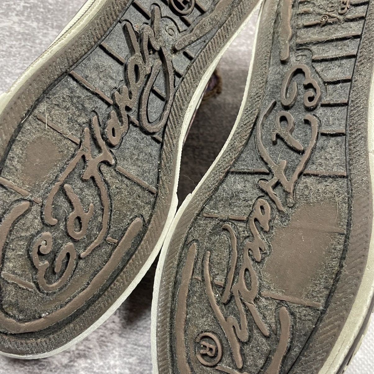 Ed Hardy Ed Hardy Hi-Top Canvas Sneakers Size US 6 / EU 39 - 7 Thumbnail