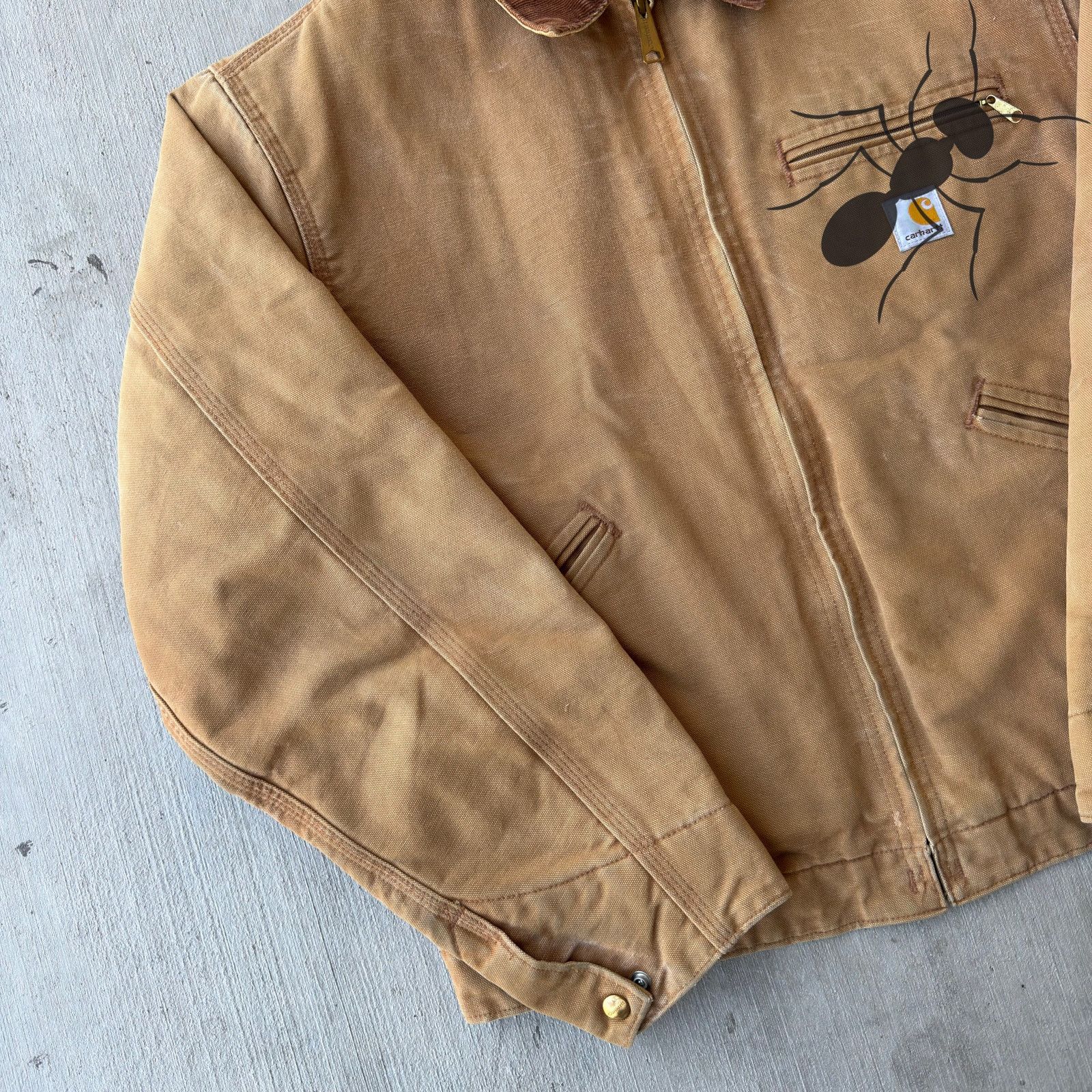 Carhartt × Vintage Carhartt J01 Brown Detroit work wear jacket Size US L / EU 52-54 / 3 - 2 Thumbnail