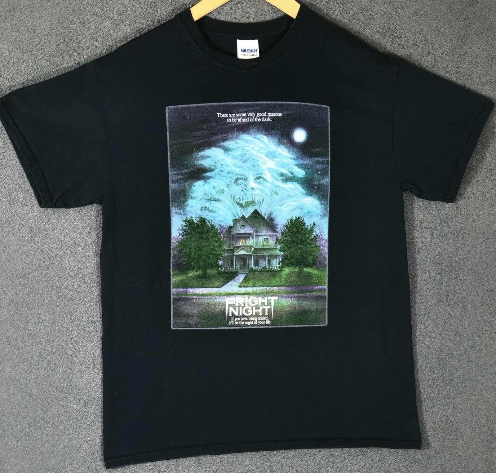 Other Vintage Fright Night Horror Movie T-Shirt 80s Poster sizeM#4 Size US M / EU 48-50 / 2 - 1 Thumbnail