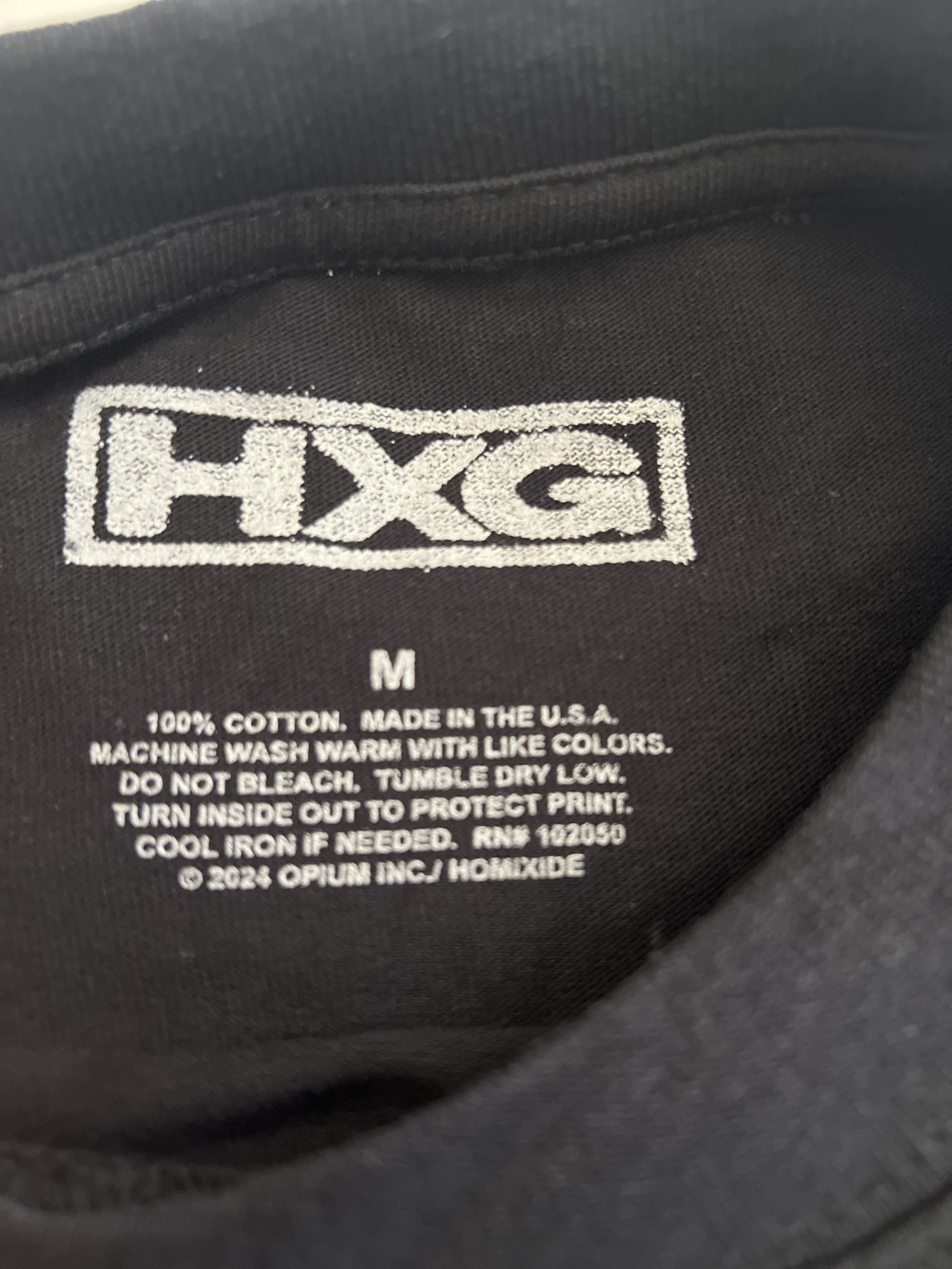 HXG Homixide Gang 2024 Tour T-shirt Size US M / EU 48-50 / 2 - 3 Thumbnail