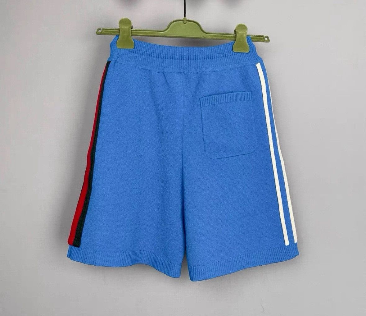 Gucci gucci x adidas blue embroidered logo shorts. Size US 27 - 2 Thumbnail