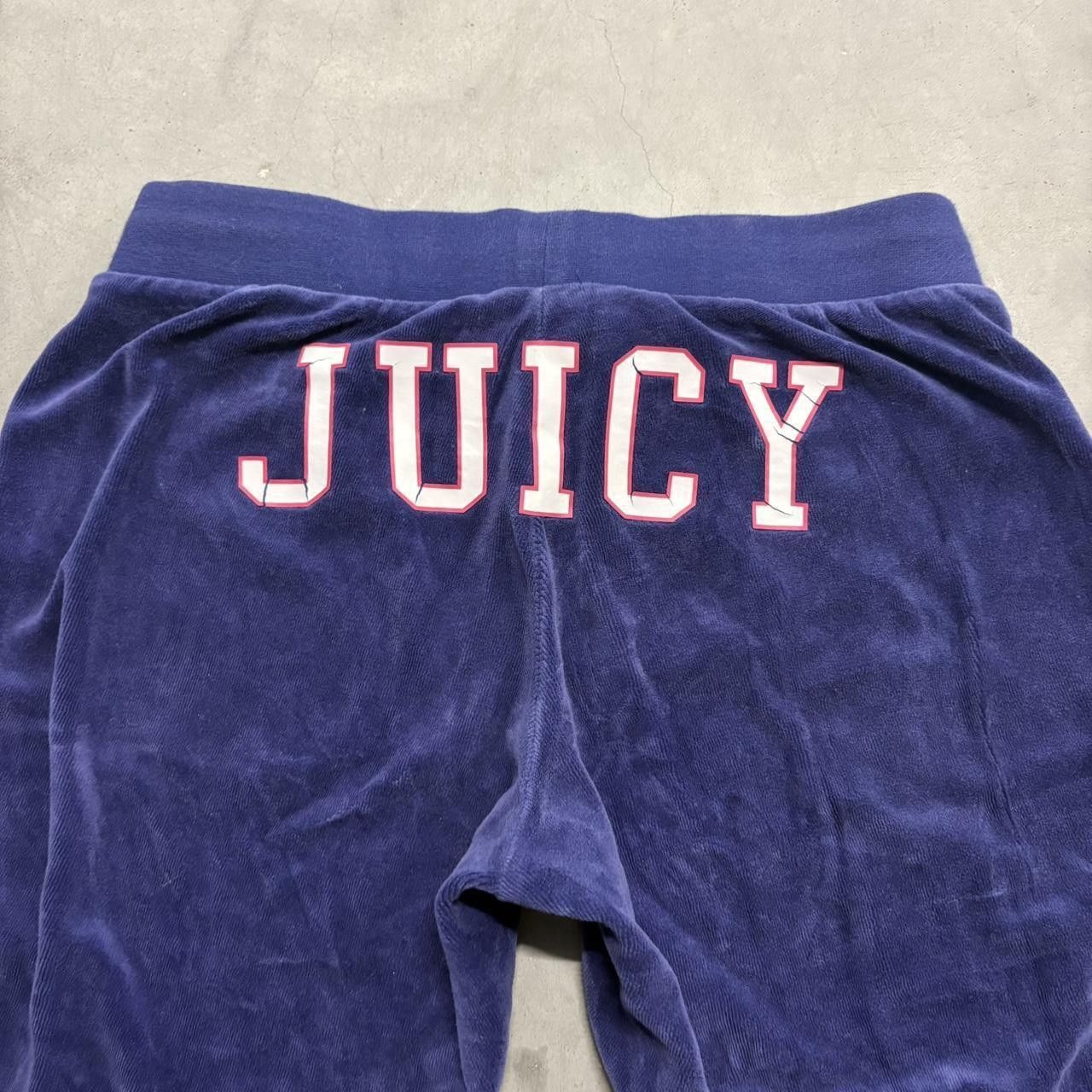 Vintage Crazy Vintage Y2K/2000s Baggy Juicy Couture Blueish Purple Velvet Sweatpants! Size US 28 / EU 44 - 5 Thumbnail