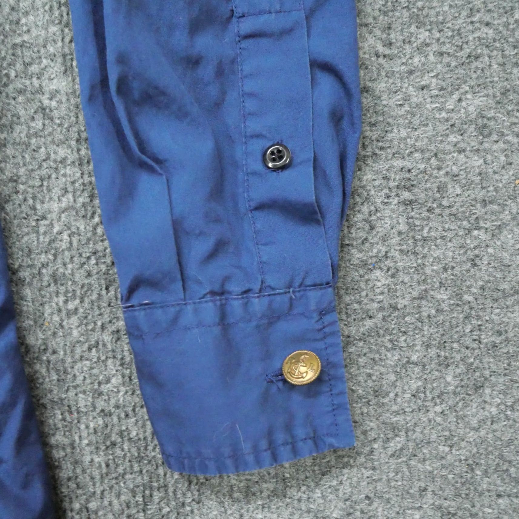 Ralph Lauren VINTAGE Ralph Lauren Country Shirt Mens Large Blue Navy Army Military Uniform Size US L / EU 52-54 / 3 - 5 Thumbnail