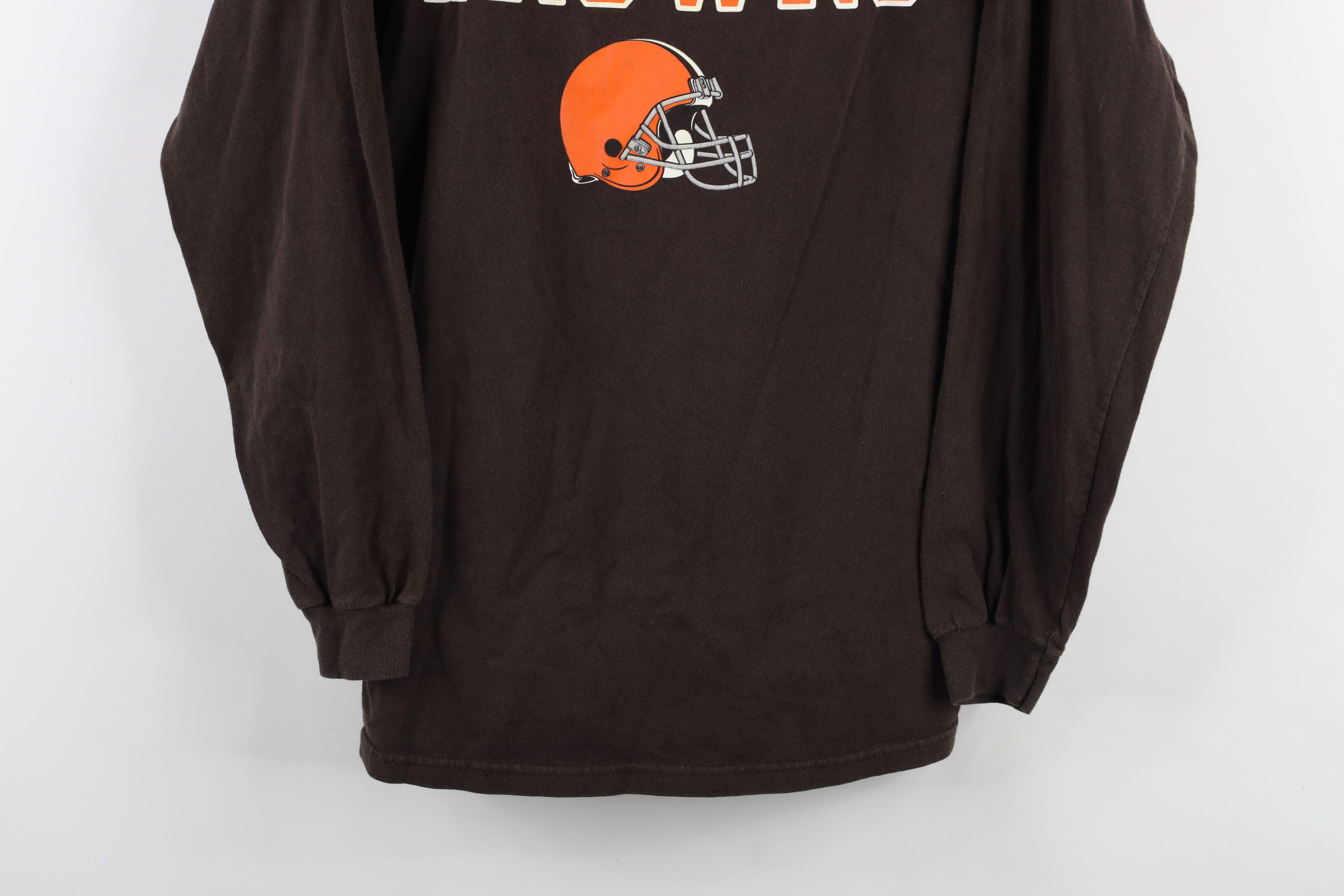 Vintage Vintage Cleveland Browns Football Long Sleeve T-Shirt Brown Size US M / EU 48-50 / 2 - 3 Thumbnail