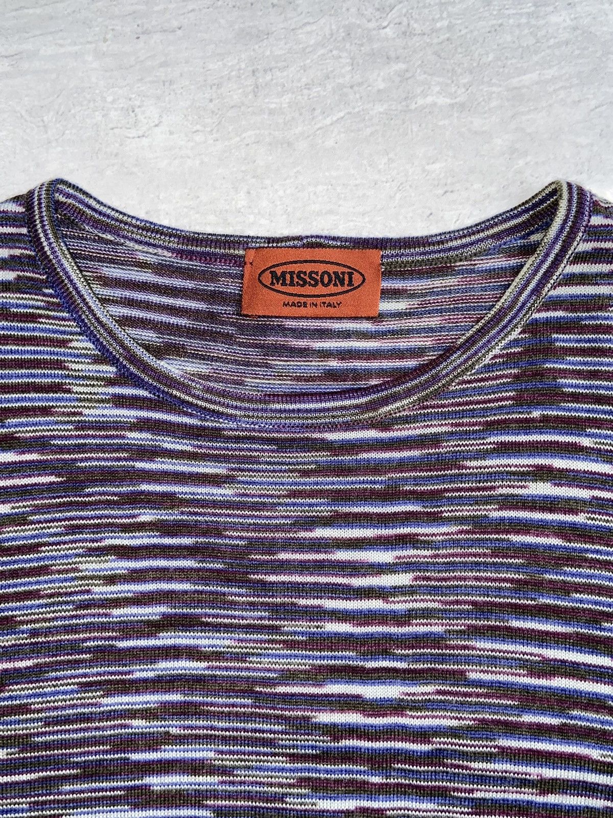 Missoni MISSONI Striped T-shirt Size US XS / EU 42 / 0 - 10 Thumbnail