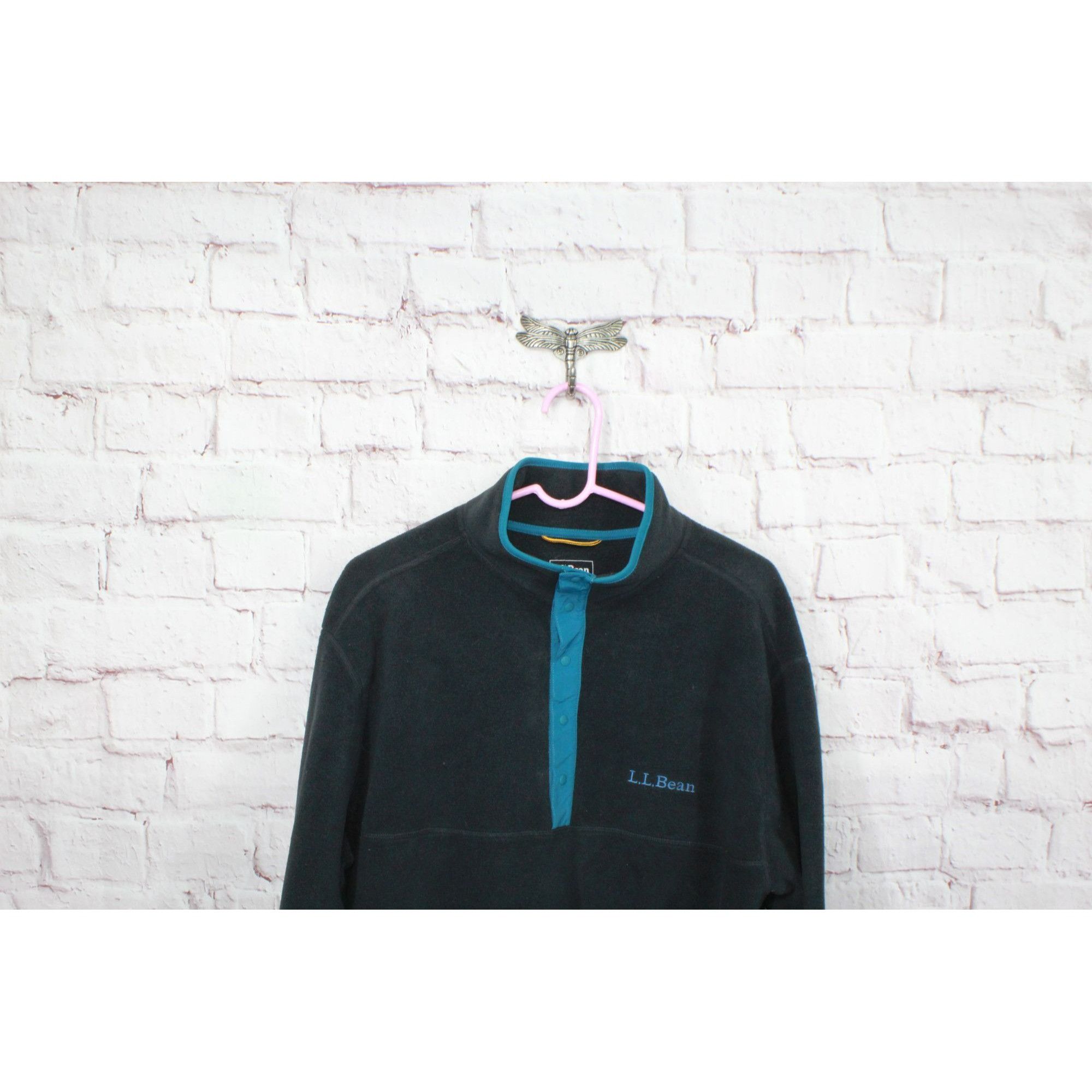 L.L. Bean LL Bean Bean's Classic Fleece Pullover Sweater Size L / US 10 / IT 46 - 2 Thumbnail