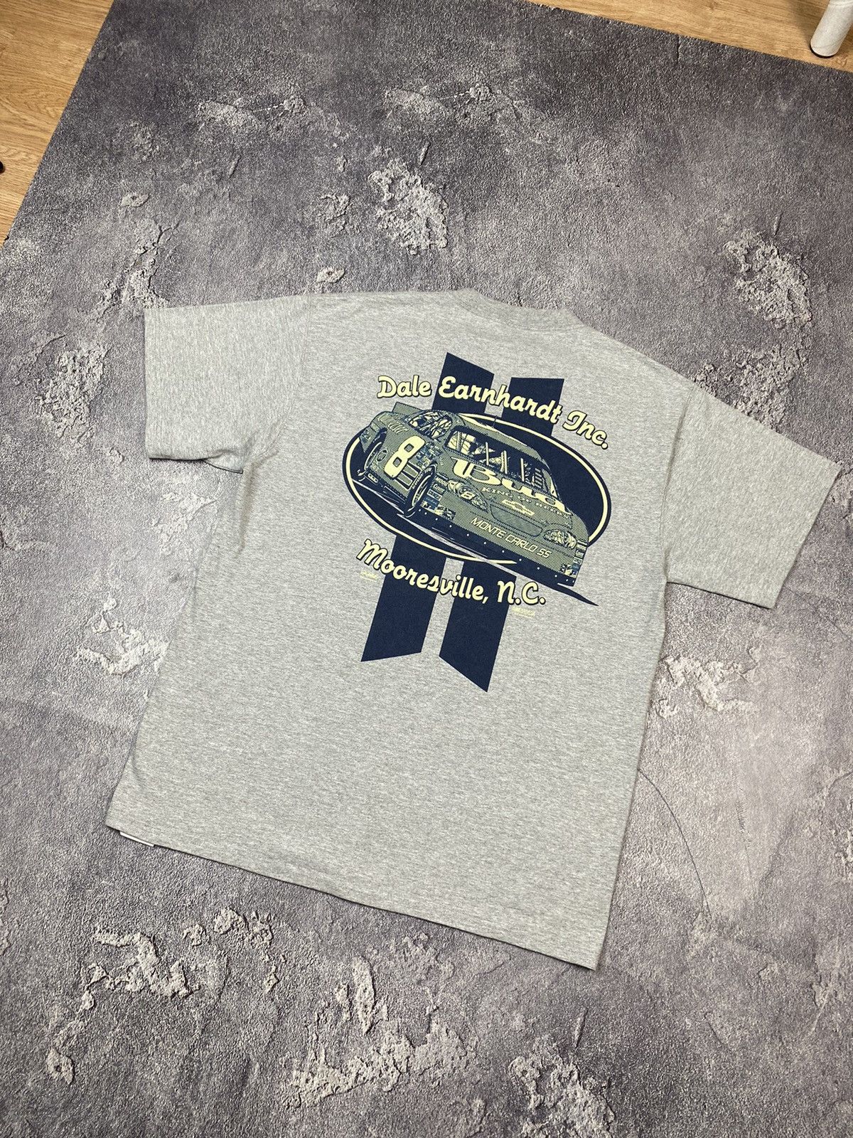 NASCAR × Vintage Vintage 00s NASCAR Dale Earnhardt Racing Car T-shirt Size US XL / EU 56 / 4 - 2 Thumbnail