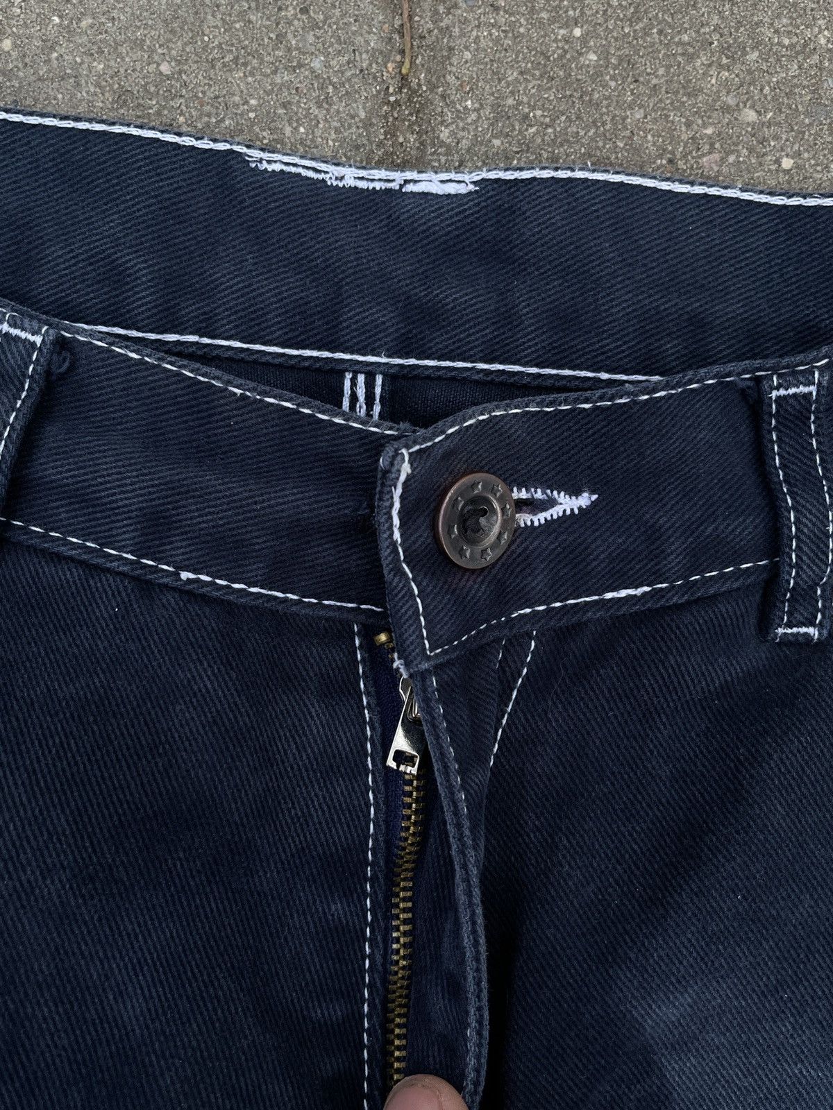 JNCO × Japanese Brand Spliffy Jeans Vintage Cargo Jeans 90s UK baggy Size US 30 / EU 46 - 5 Thumbnail