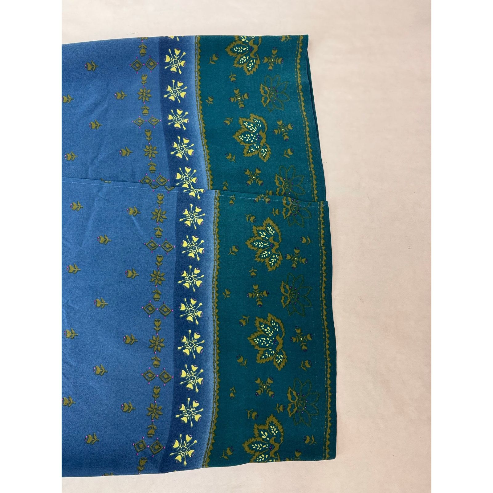Other Vintage 1990s Straight 100% Silk Skirt Blue Allison Taylor 8 Size 30" / US 8 / IT 44 - 7 Thumbnail