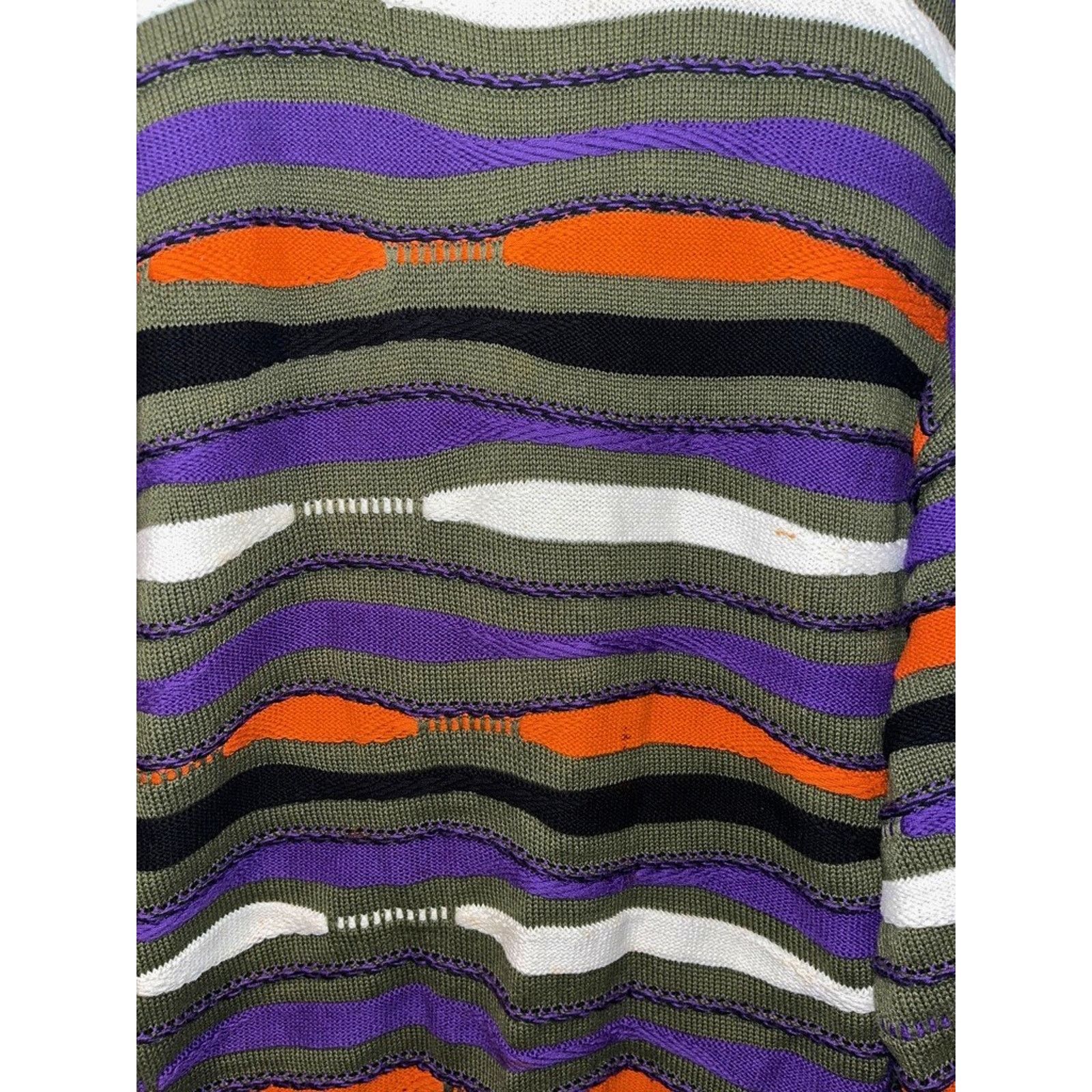 Other Monsuri Coogi Style 3D Knit Sweater XL VTG USA 100% Cotton Size US XL / EU 56 / 4 - 4 Thumbnail