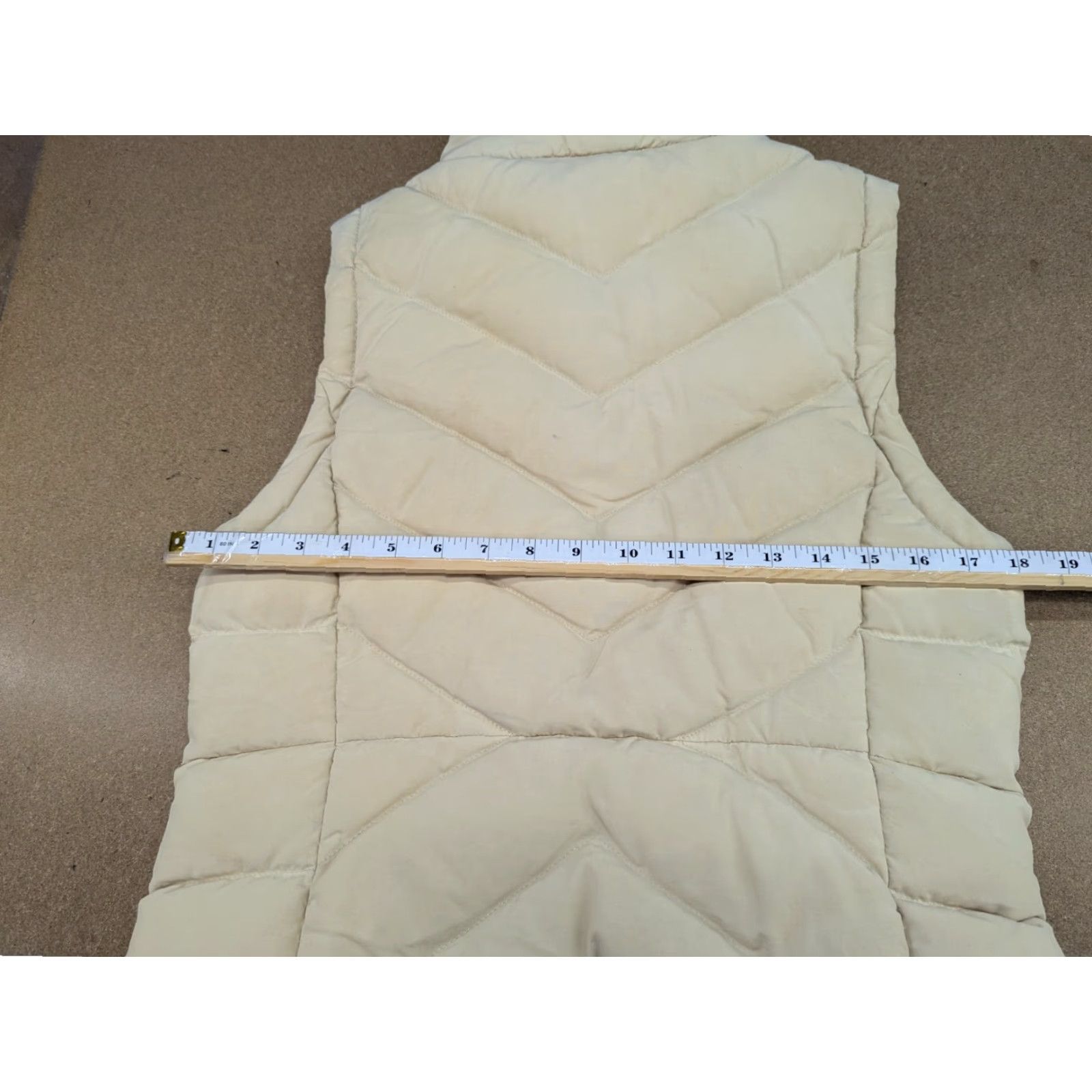 Vintage Vintage Polo Jeans Company Womens Goose Down Vest S Creamy White Gilet Polo Jeans Company Vest Down Sleeveless Button Casual Winter Womens Size 28" / US 6 / IT 42 - 2 Thumbnail