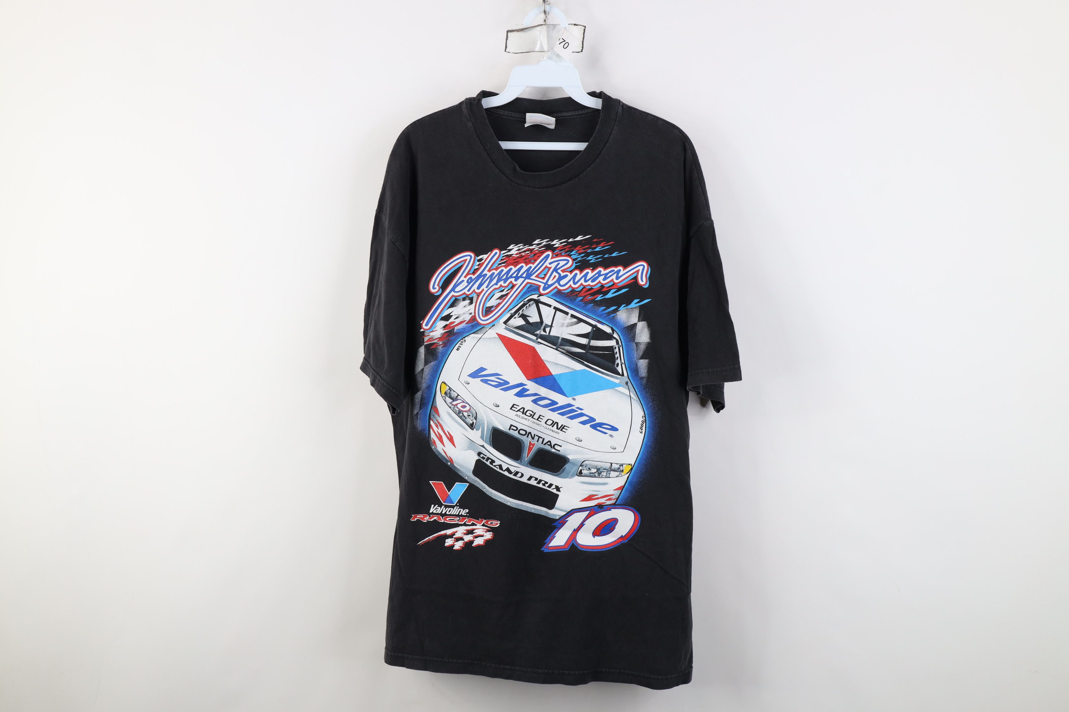 Vintage Vintage Y2K 2001 NASCAR Johnny Benson Valvoline T-Shirt Size US XL / EU 56 / 4 - 1 Thumbnail