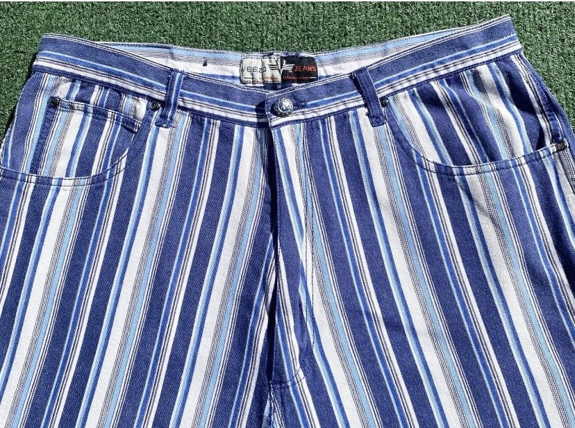 Vintage Vintage Y2K Veezo Striped Shorts Jorts Men’s Size 34 Size US 34 / EU 50 - 2 Thumbnail