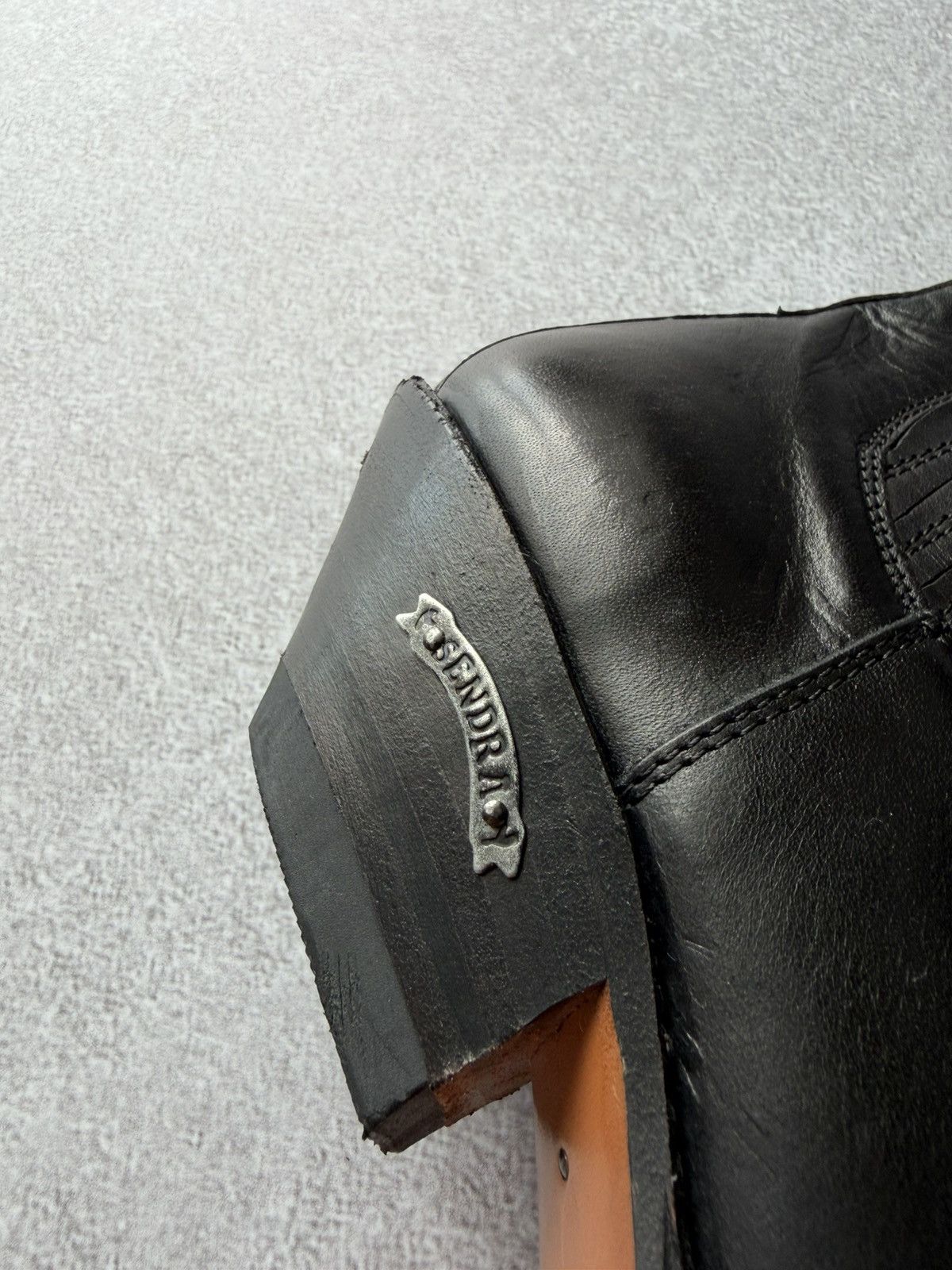 Sendra Sendra 1692 Cowboy Leather Black Boots Ibiza Heel Size Us 7 Size US 7 / IT 37 - 10 Thumbnail