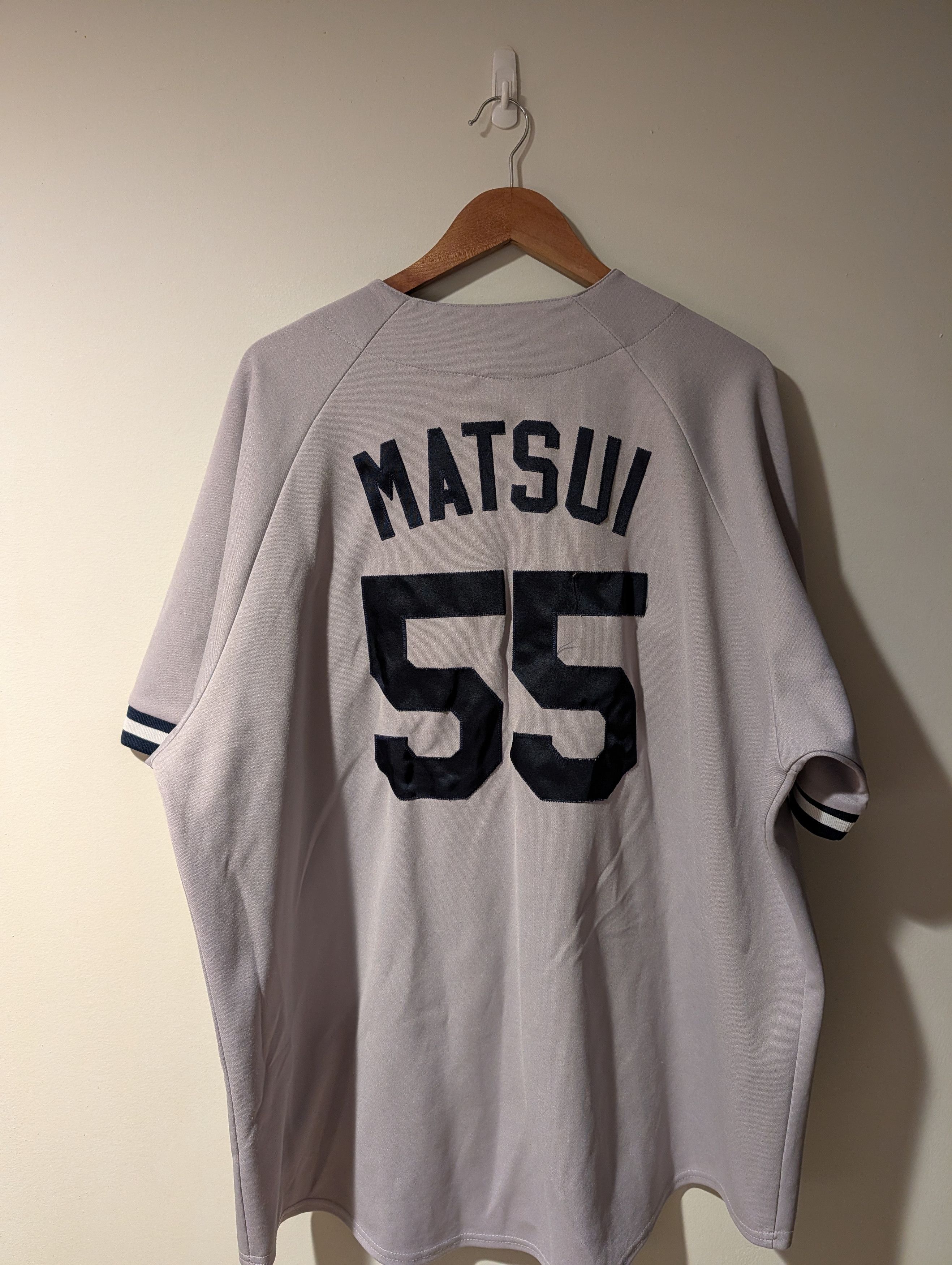 MLB Vintage Y2K New York Yankees Hideki Matsui MLB Jersey Size US XL / EU 56 / 4 - 1 Thumbnail