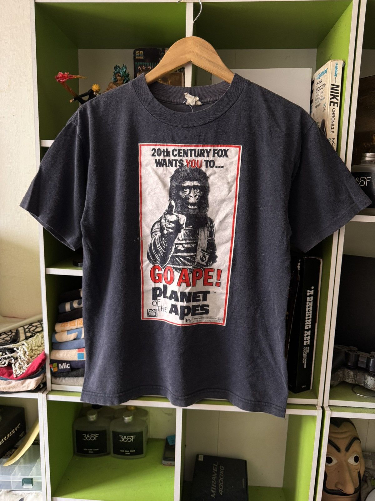If Six Was Nine VINTAGE 90s HAND PRINTED POTA BY MOSQUITOHEAD Size US M / EU 48-50 / 2 - 1 Thumbnail