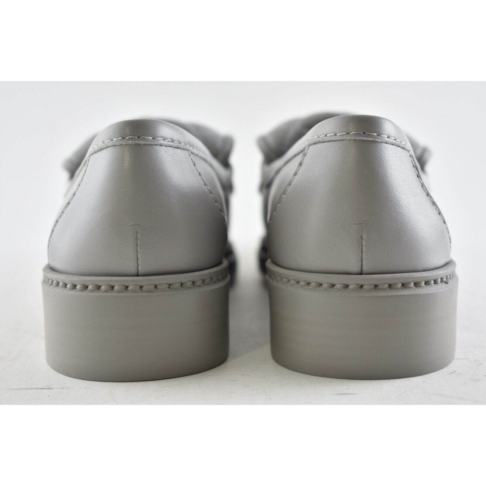 Chanel 21B Quilted Flap Turnlock CC Logo Mule Slip Flat Loafer 37.5 Size US 7.5 / IT 37.5 - 11 Thumbnail