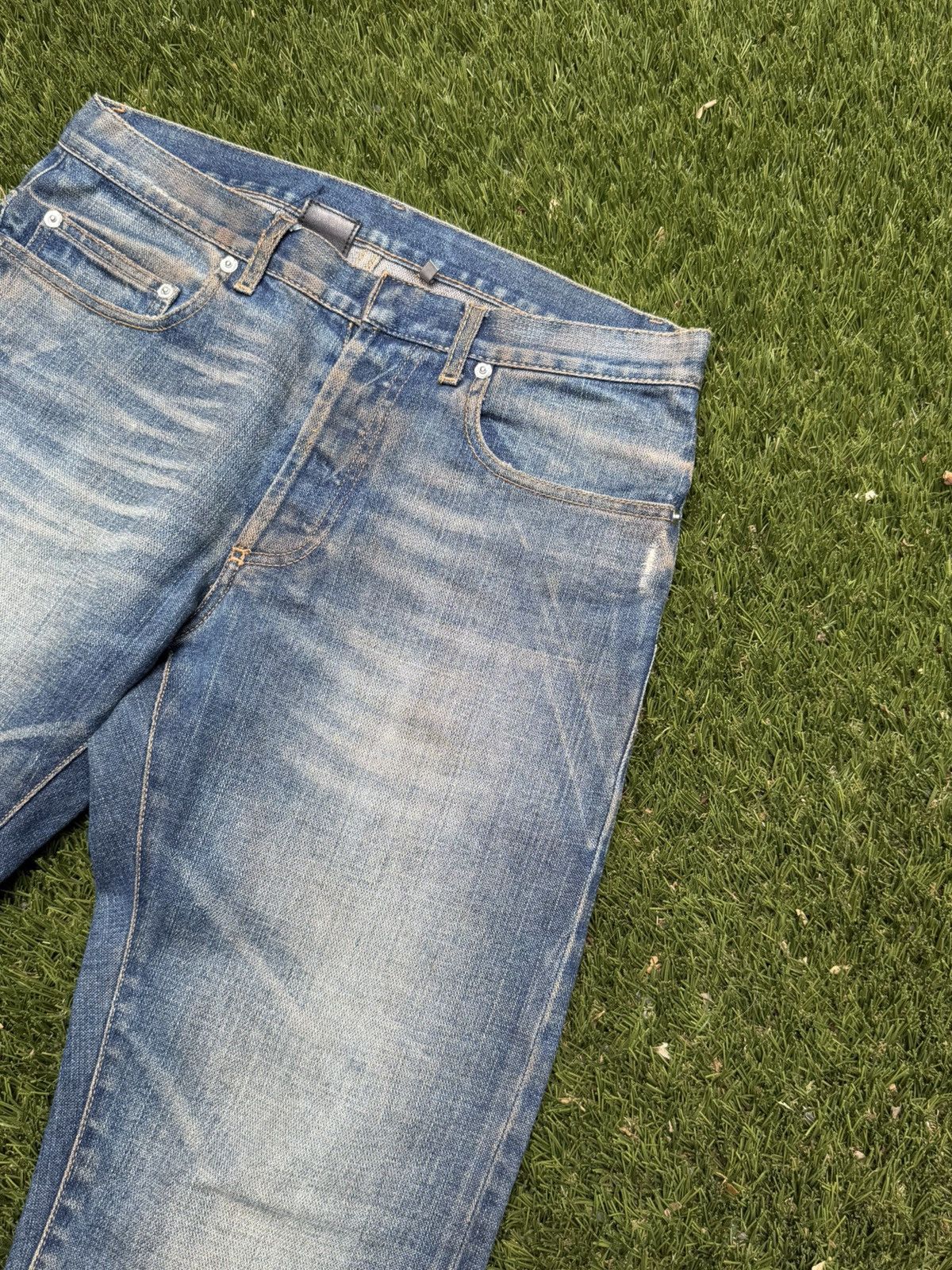 Dior AW05 Dior Homme Rust Bootcut Back Zip Denim Jeans Size US 30 / EU 46 - 4 Thumbnail