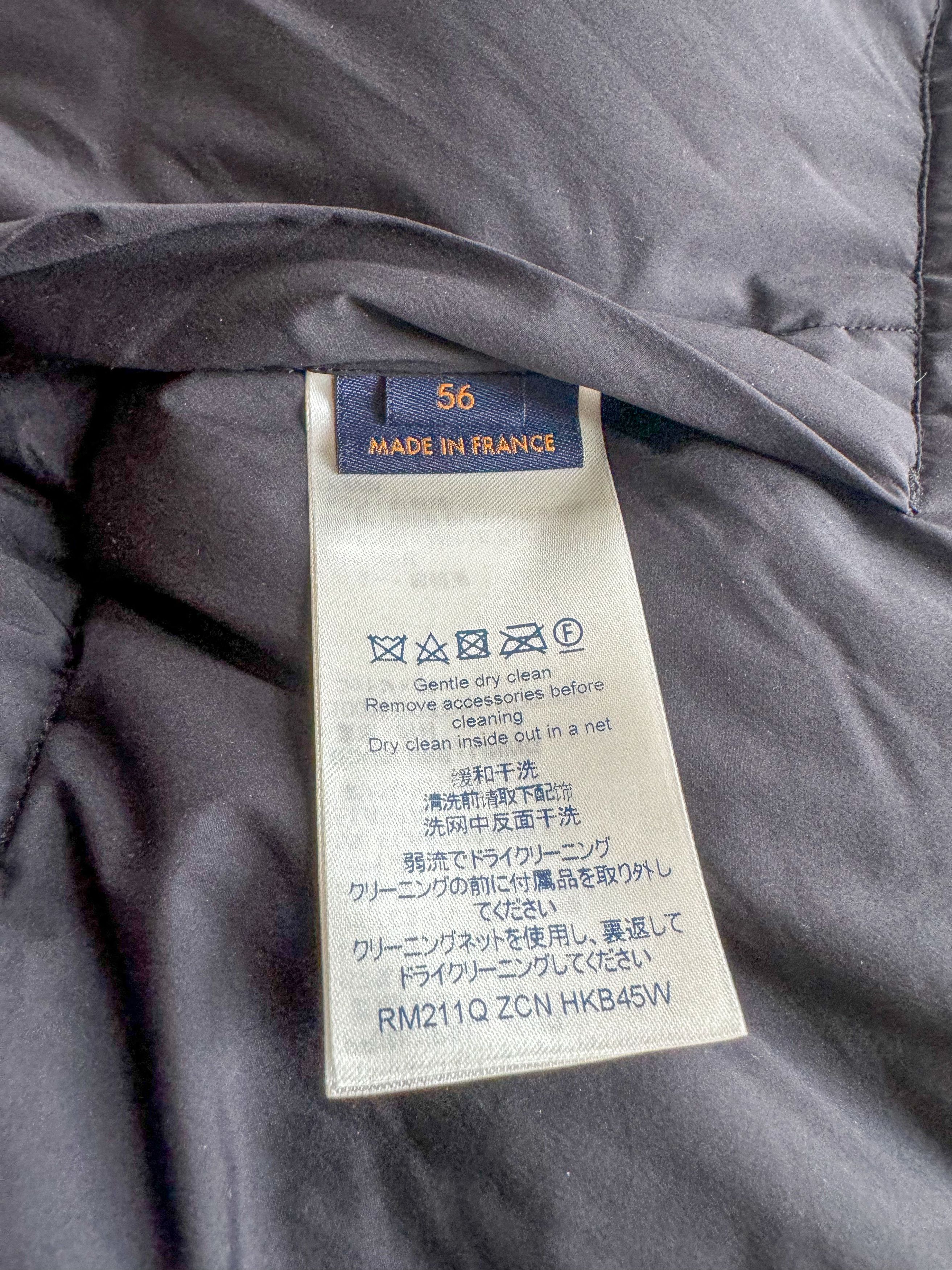 Louis Vuitton Louis Vuitton Black Monogram Reversible Puffer Jacket Size US XXL / EU 58 / 5 - 7 Thumbnail