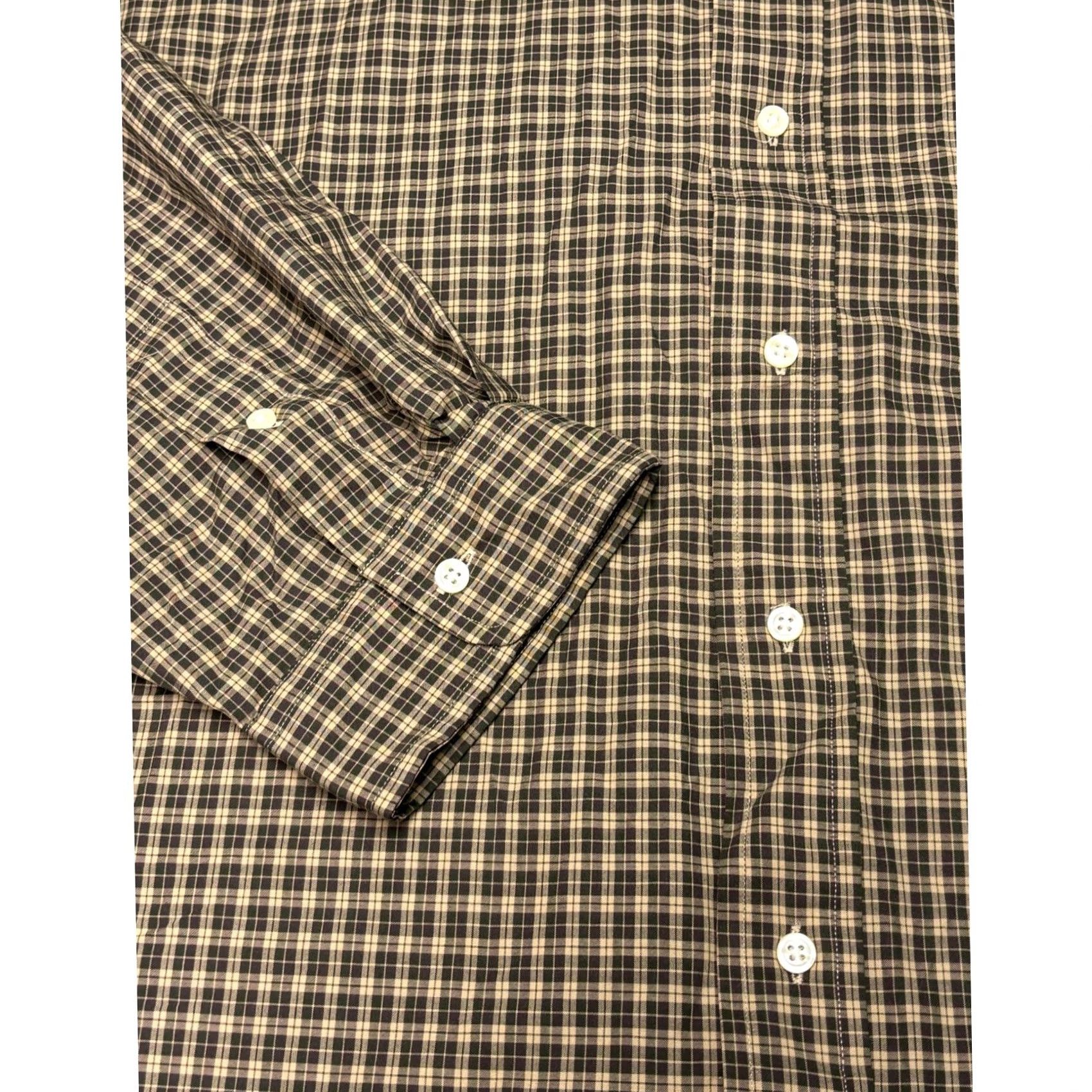 Polo Ralph Lauren Polo Ralph Lauren Shirt Check Brown Navy 4XB Big & Tall Button-Down Long Sleeve Classic Fit Mens0.14 Size US XXL / EU 58 / 5 - 3 Thumbnail