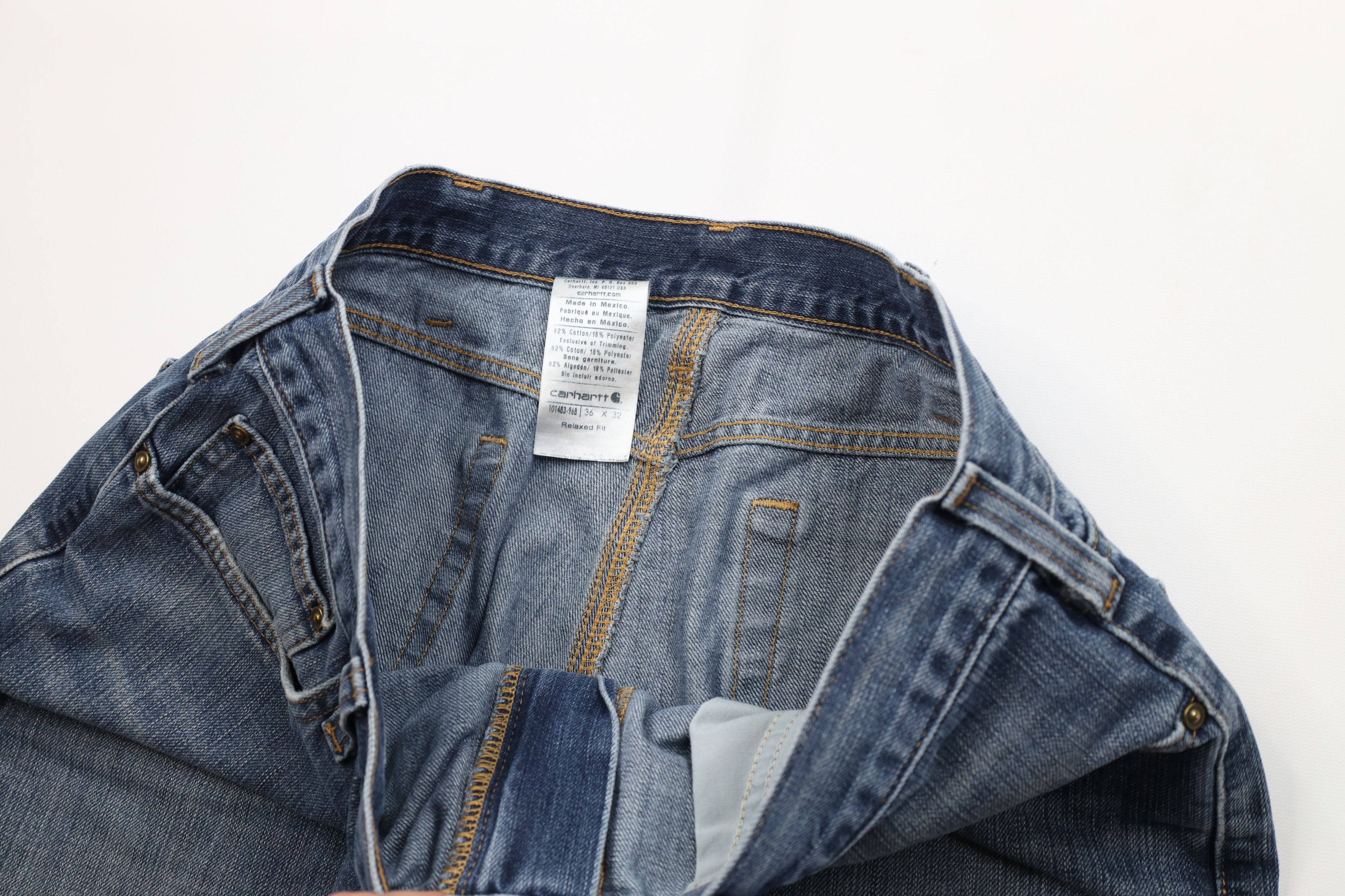 Carhartt Vintage Y2K Carhartt Relaxed Fit Wide Leg Denim Jeans Blue Size US 36 / EU 52 - 8 Thumbnail