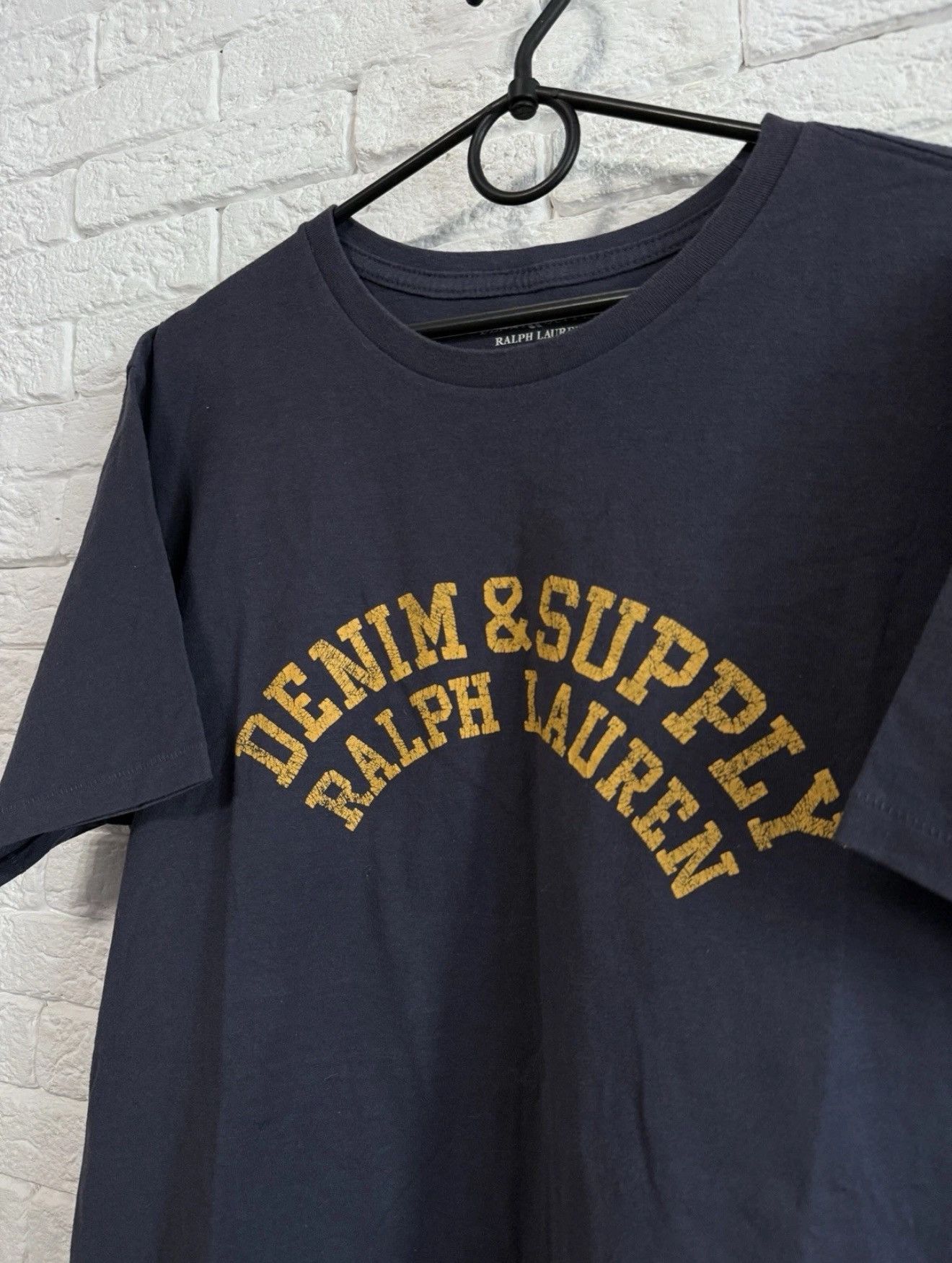 Denim & Supply Ralph Lauren Ralph Lauren Denim And Supply Tshirt Huge Logo Sz L Size US L / EU 52-54 / 3 - 2 Thumbnail