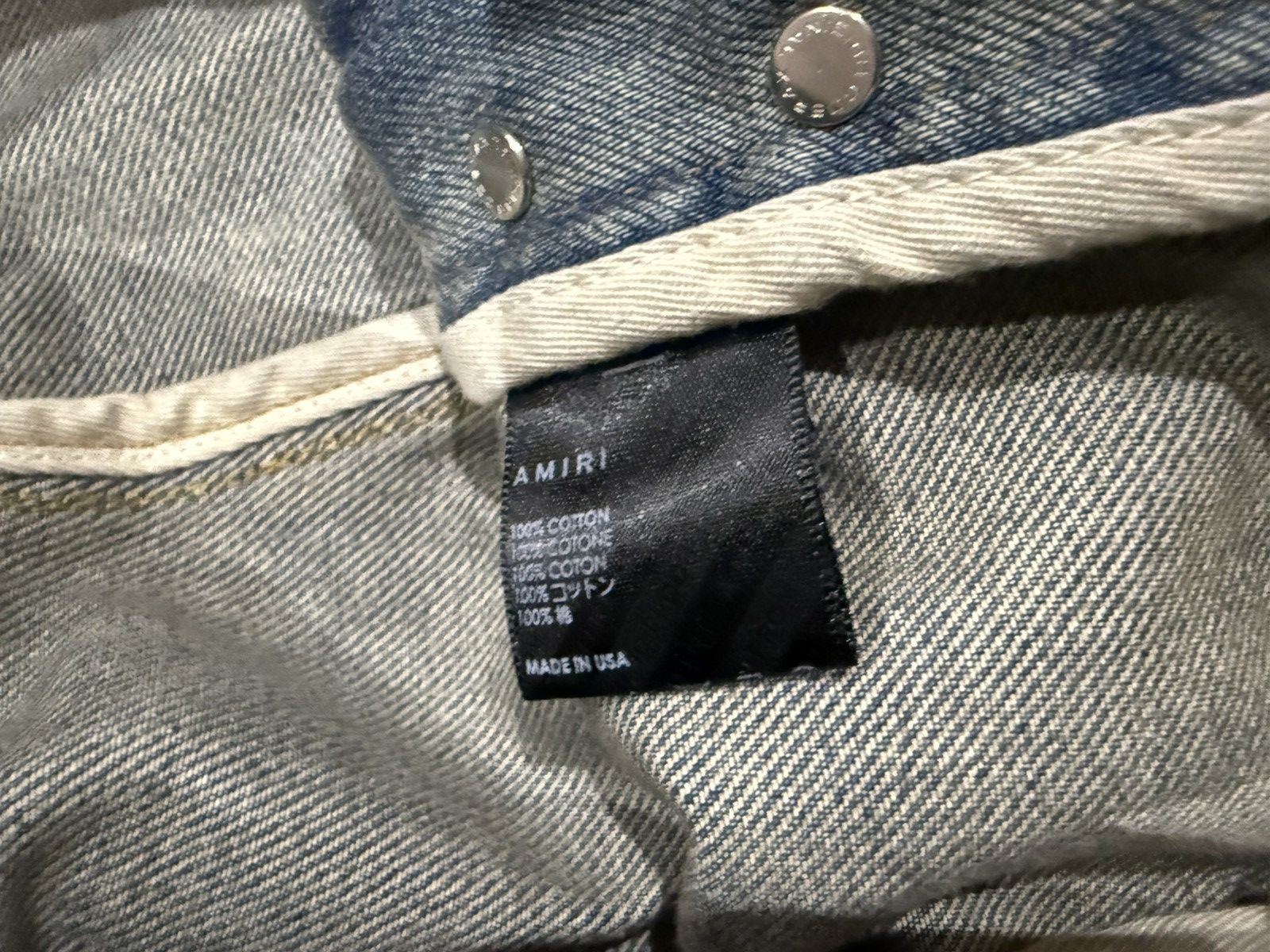 Amiri Sample AMIRI Carpenter Repaired Baggy Jeans Adjustable Cuffs Size US 32 / EU 48 - 5 Thumbnail