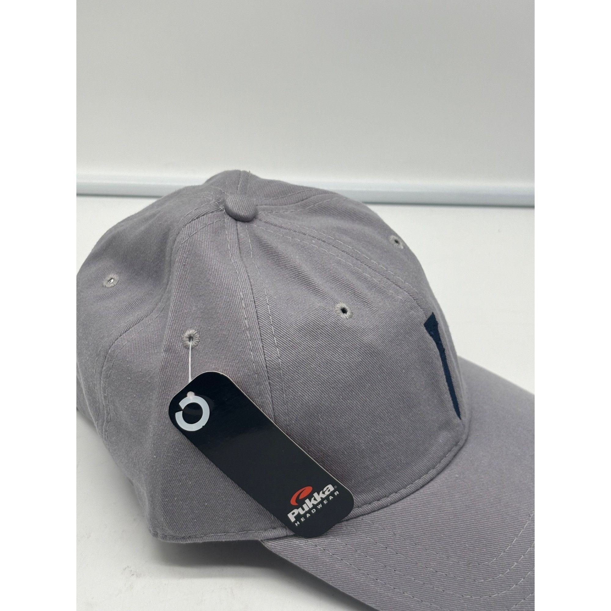 Other Pukka Men’s Tee-Embroidered Golf Cap/ Hat Cotton Twill, Gra Size ONE SIZE - 5 Thumbnail