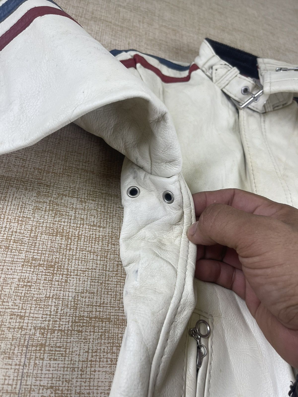 Schott × Vintage VINTAGE SCHOTT NYC Rider Leather Jacket For Kids Size US XXS / EU 40 - 11 Thumbnail