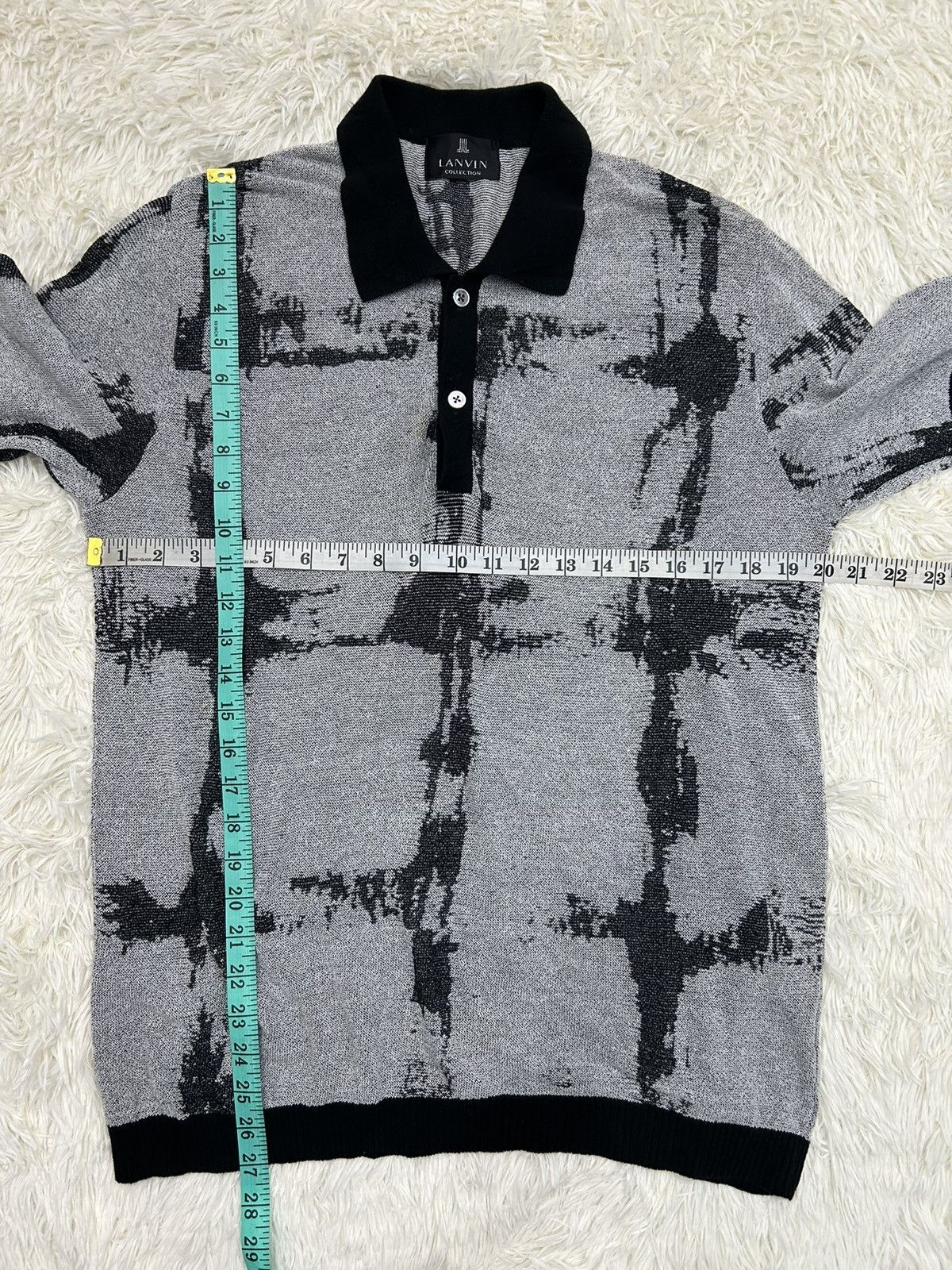 Lanvin Lanvin Collection Cotton Short Sleeve Sweater Polo Size US M / EU 48-50 / 2 - 8 Thumbnail