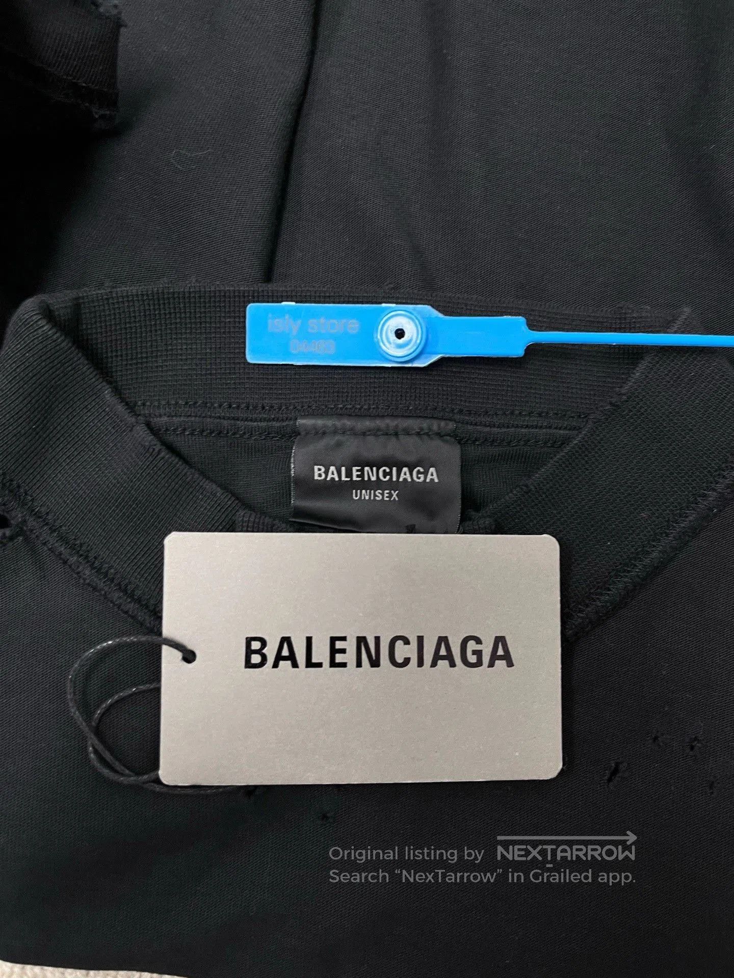 Balenciaga Balenciaga Logo Print Distressed Crewneck T-Shirt. Size US S / EU 44-46 / 1 - 5 Thumbnail