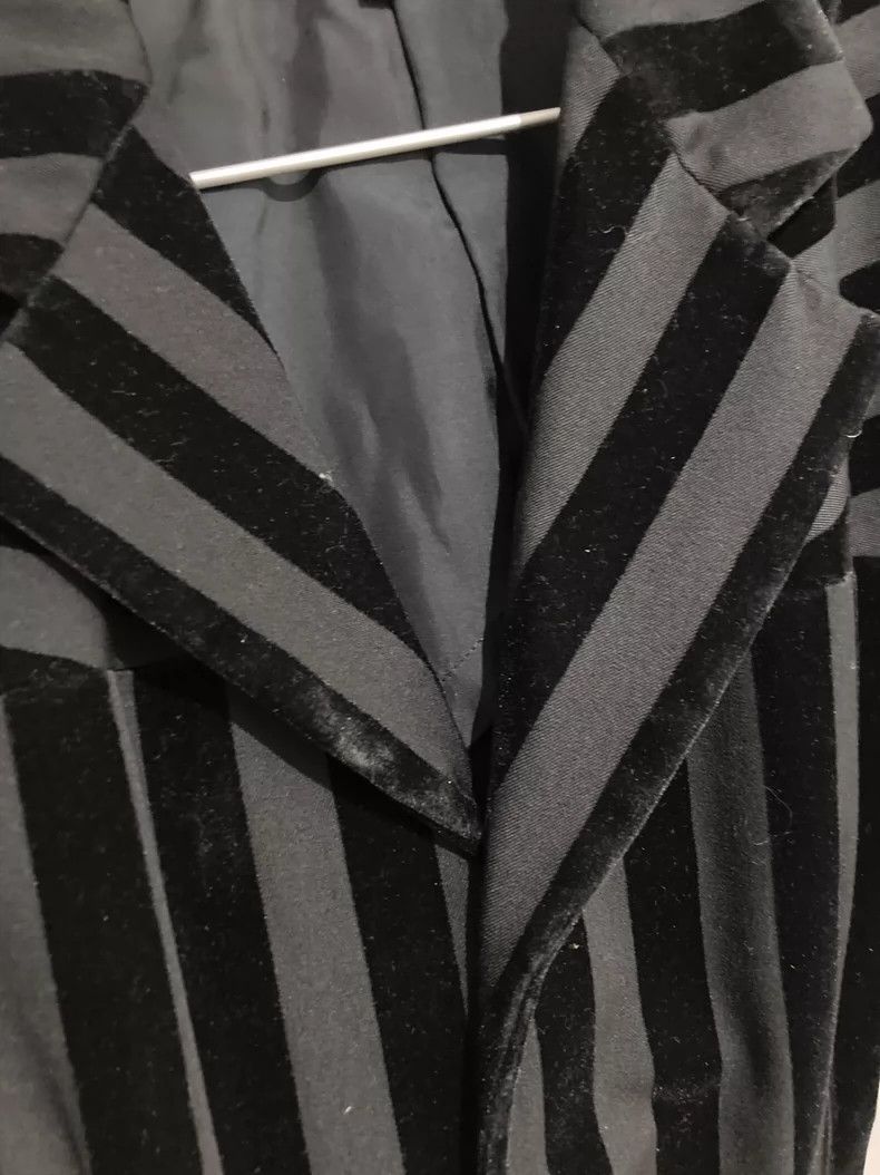 Comme des Garcons Comme Des Garcons MBlack velvet striped suit 2502-Nextarro Size US M / EU 48-50 / 2 - 8 Thumbnail