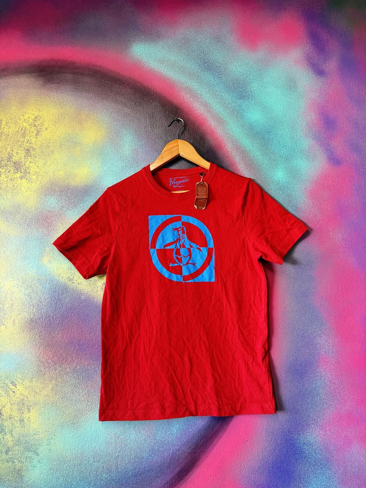 Original Penguin Penguin red graphic tshirt in size S Size ONE SIZE - 1 Thumbnail