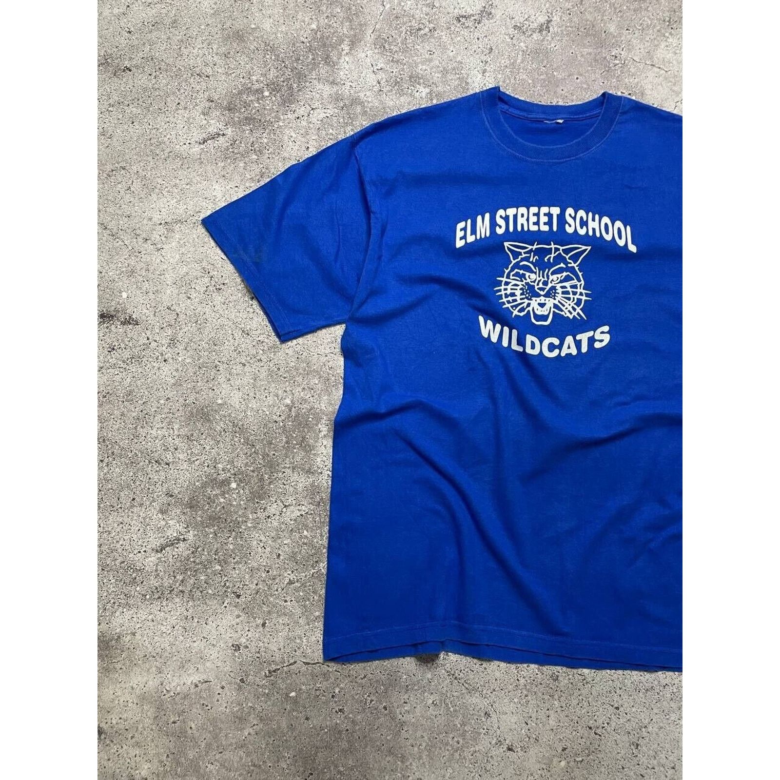 Vintage Vintage Elm Street School Wildcats T-Shirt XL Blue Size US XL / EU 56 / 4 - 3 Thumbnail