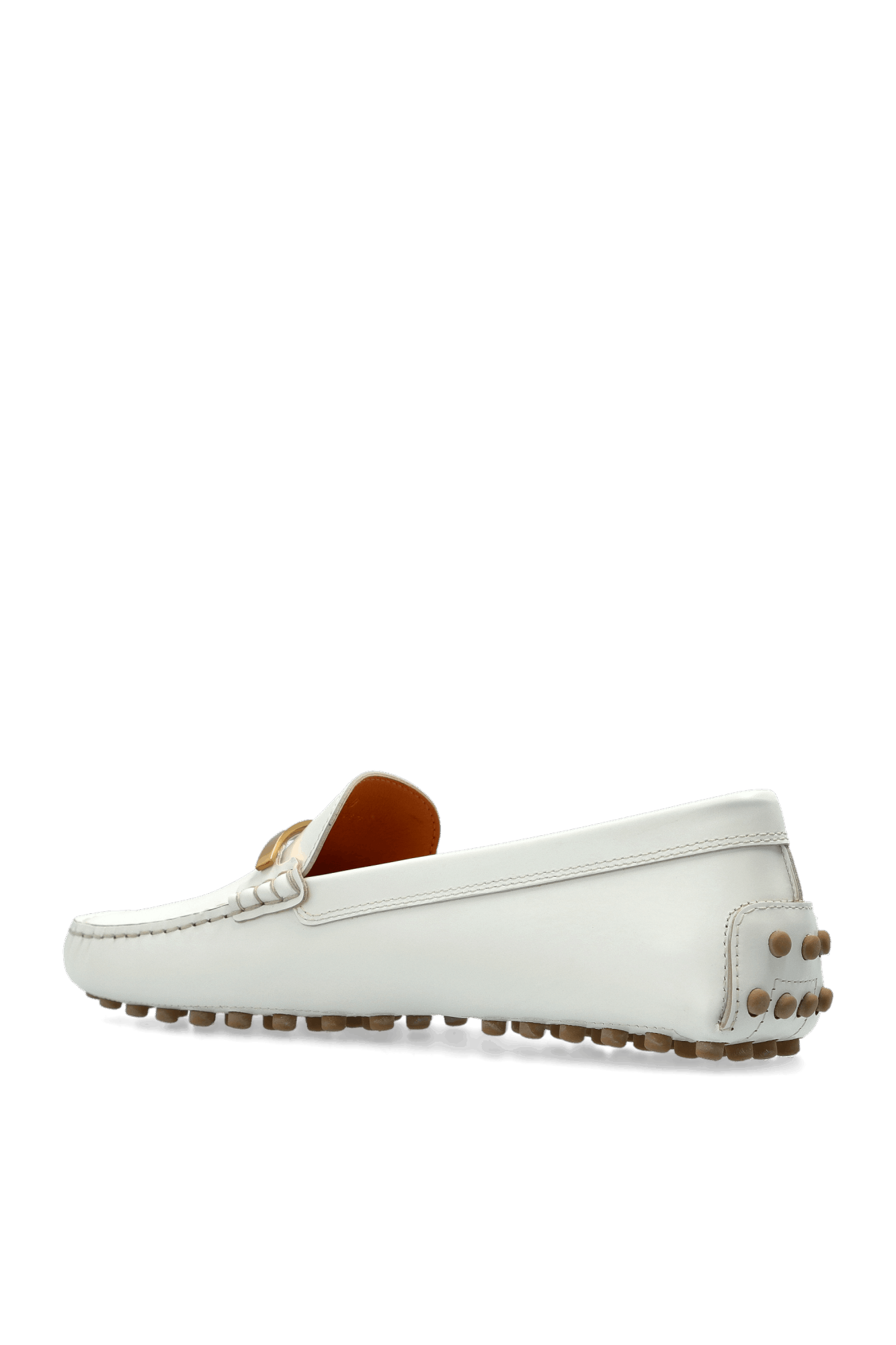 Tod's o1s22i1n0325 Calfskin Driving Loafers in White Size US 5 / IT 35 - 5 Thumbnail