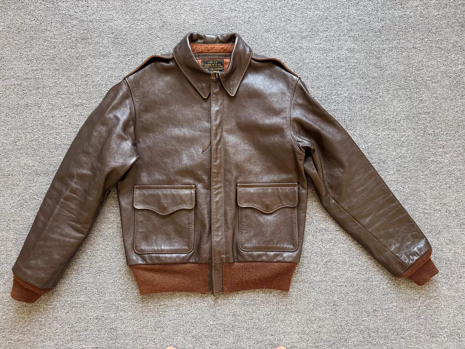 Other real McCoy A2 Horsehide 36 Lightly Used Size XS / US 0-2 / IT 36-38 - 1 Thumbnail