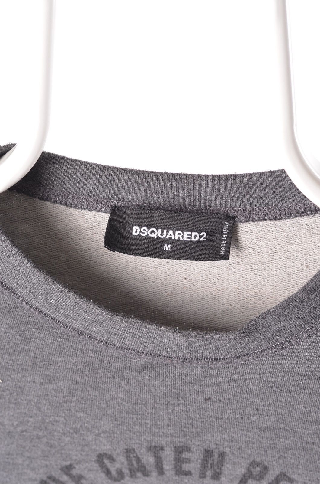 Dsquared2 Dsquared2 Big Logo Grey Melange Dyed Sweatshirt Size US M / EU 48-50 / 2 - 3 Thumbnail
