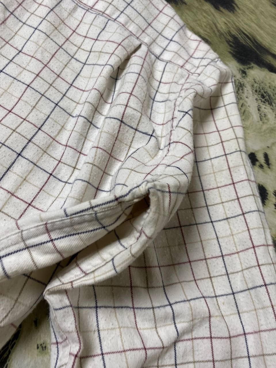 Barbour × Vintage Barbour Striped Checkered Button Up Short Sleeve Shirt Size US S / EU 44-46 / 1 - 17 Thumbnail