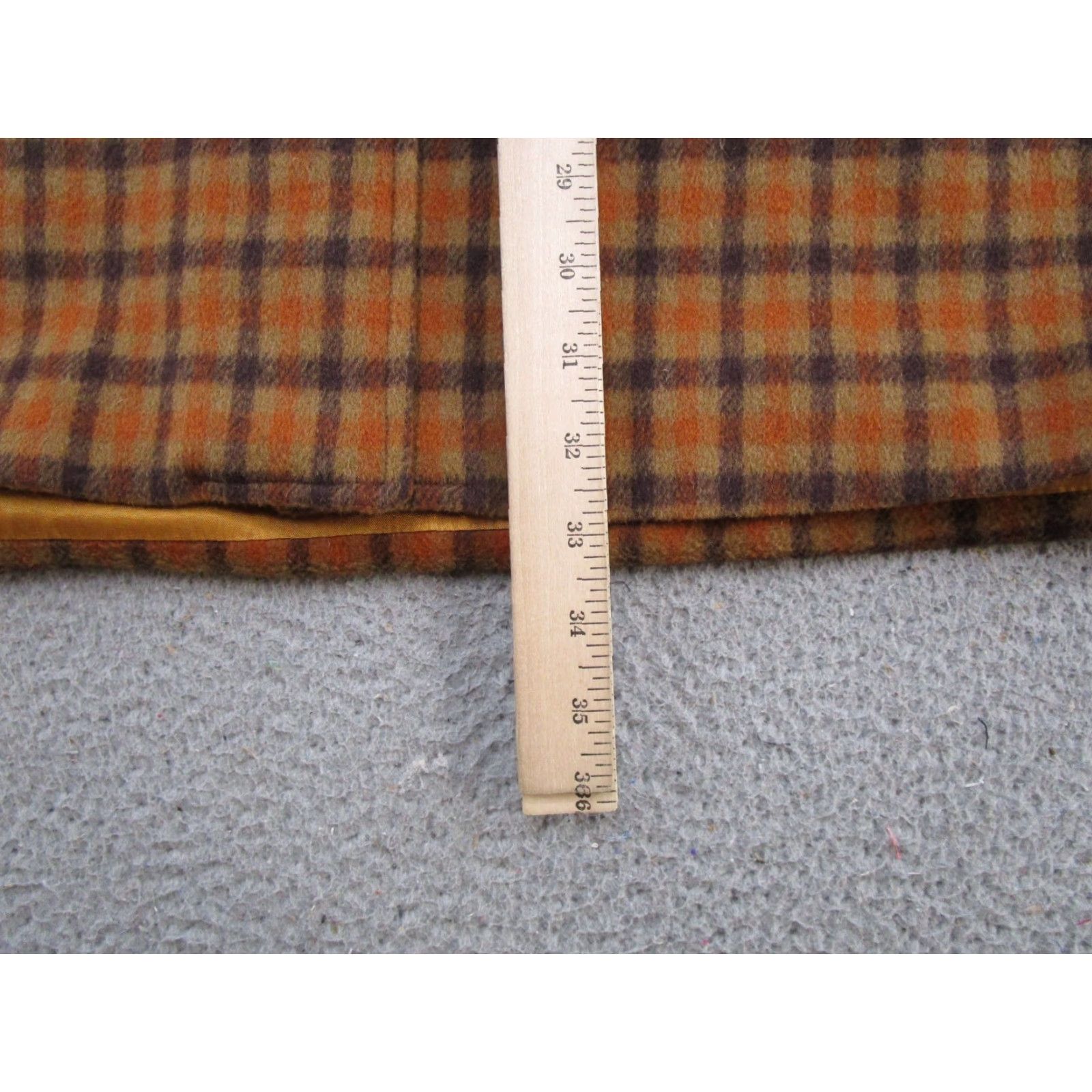 Eddie Bauer VTG Eddie Bauer Wool Cape Coat Poncho Plaid Collared Lined Size M Womens Green 90s Casual Coat Size M / US 6-8 / IT 42-44 - 7 Thumbnail