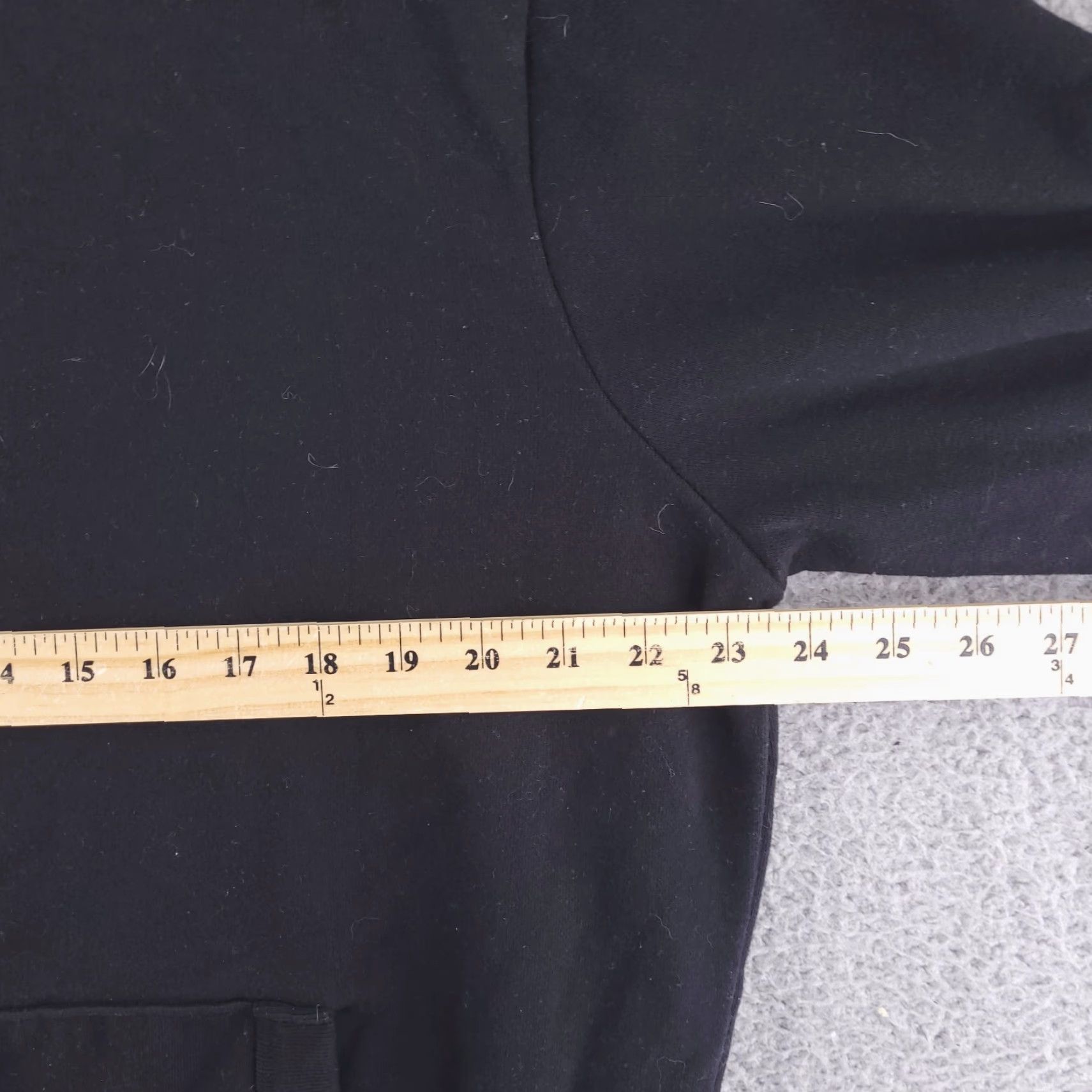 Express Express Hoodie Mens XL Black Fleece Henley FITS SHORT Size US XL / EU 56 / 4 - 7 Thumbnail