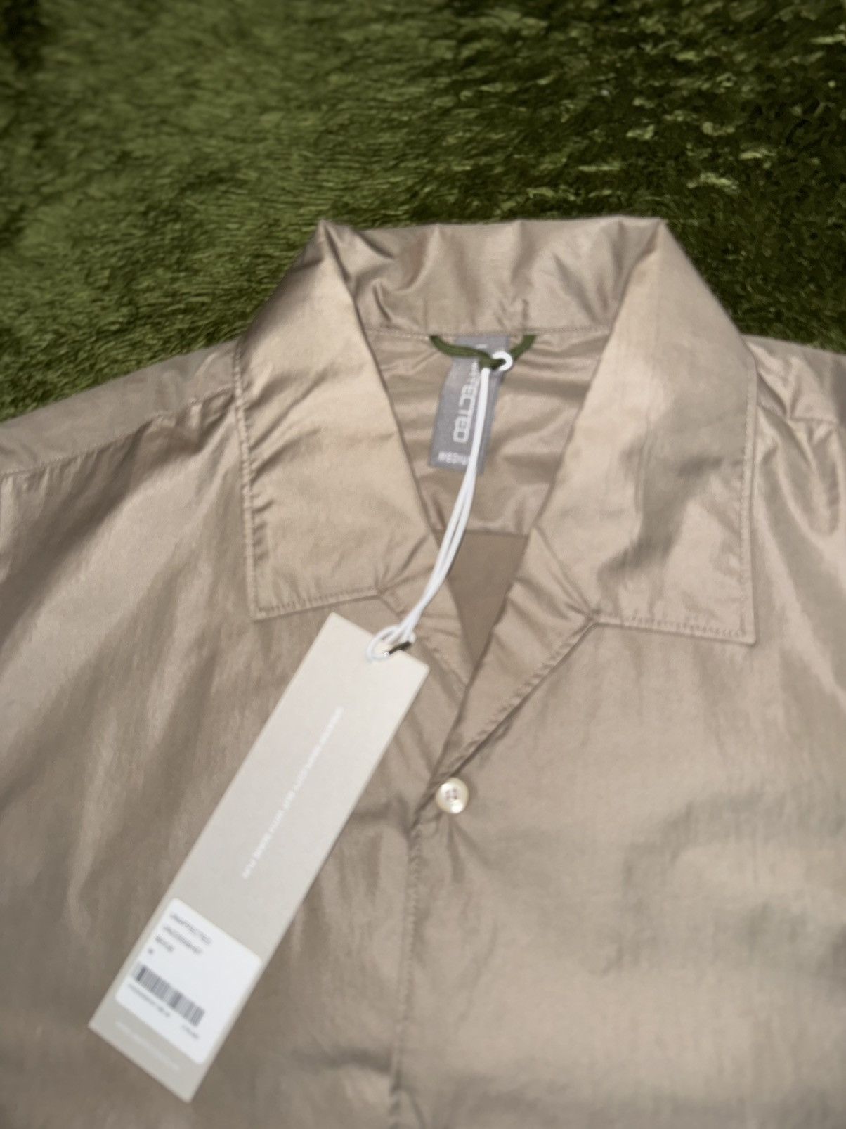 EASTLOGUE [M] Unaffected 22SS Open Collar Oversized Shirt Beige NWOT Size US M / EU 48-50 / 2 - 3 Thumbnail