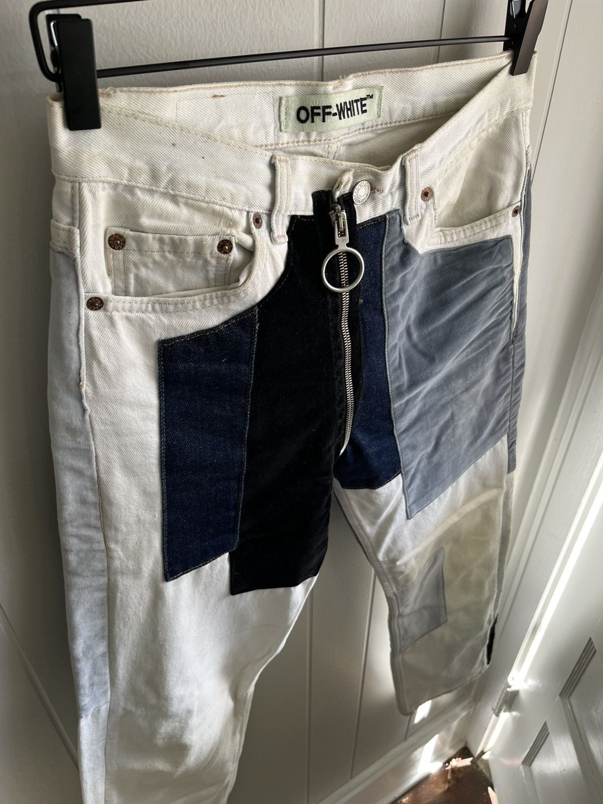Off-White Off White x Levis Patchwork Vintage Denim Size US 29 - 2 Thumbnail