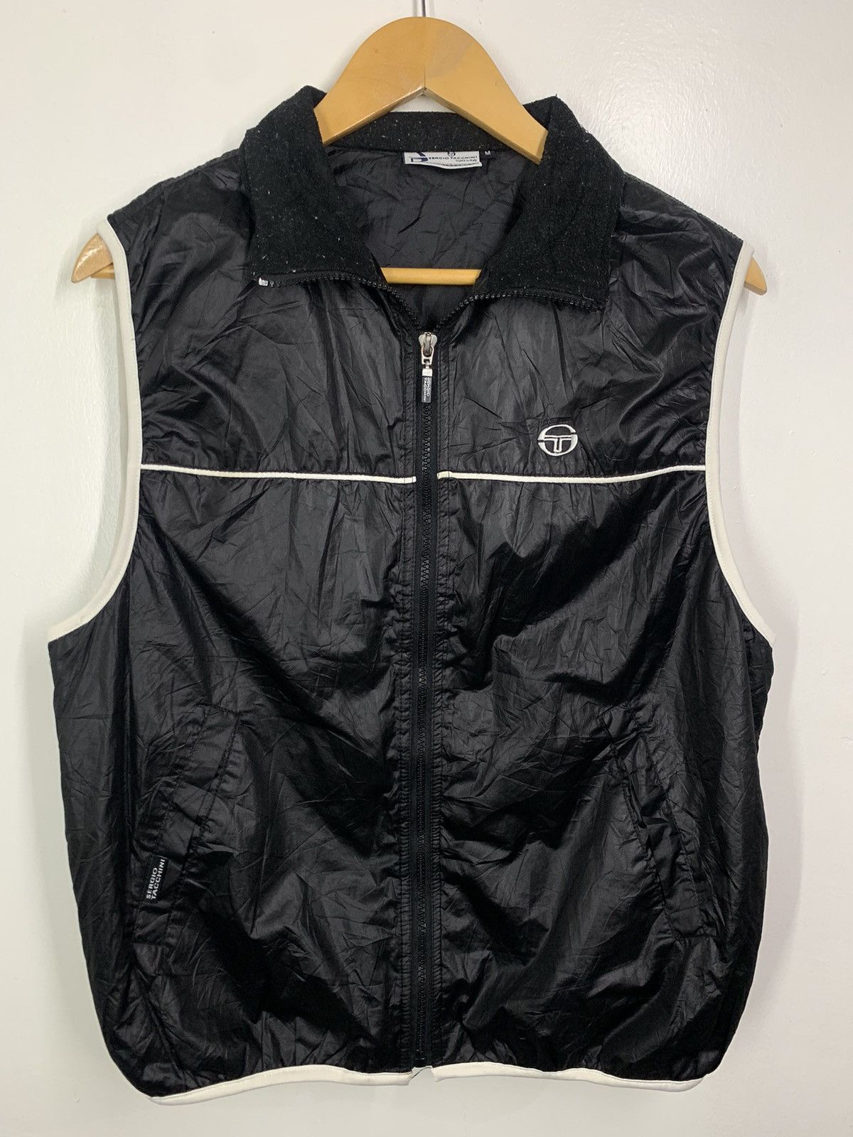 Sergio Tacchini × Vintage Sergio Tacchini Track & Court Lab Vest Light Jacket Size US M / EU 48-50 / 2 - 1 Thumbnail