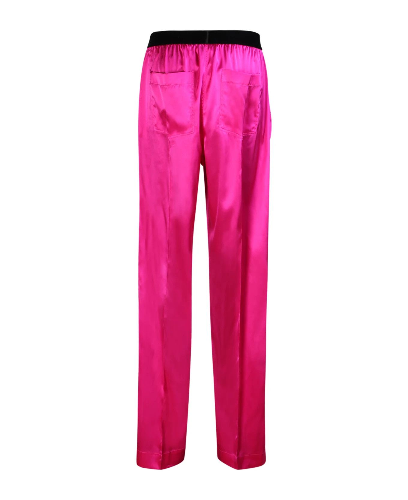 Tom Ford o1y0126 Logo Sweatpant in Fuchsia/Black Size 28" / US 6 / IT 42 - 2 Thumbnail