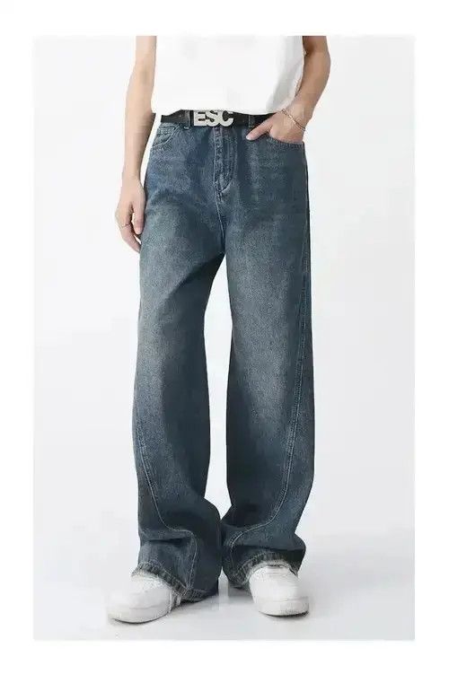 Japanese Brand VIBE Y2K vintage blue wide leg jeans Size US 32 / EU 48 - 6 Thumbnail