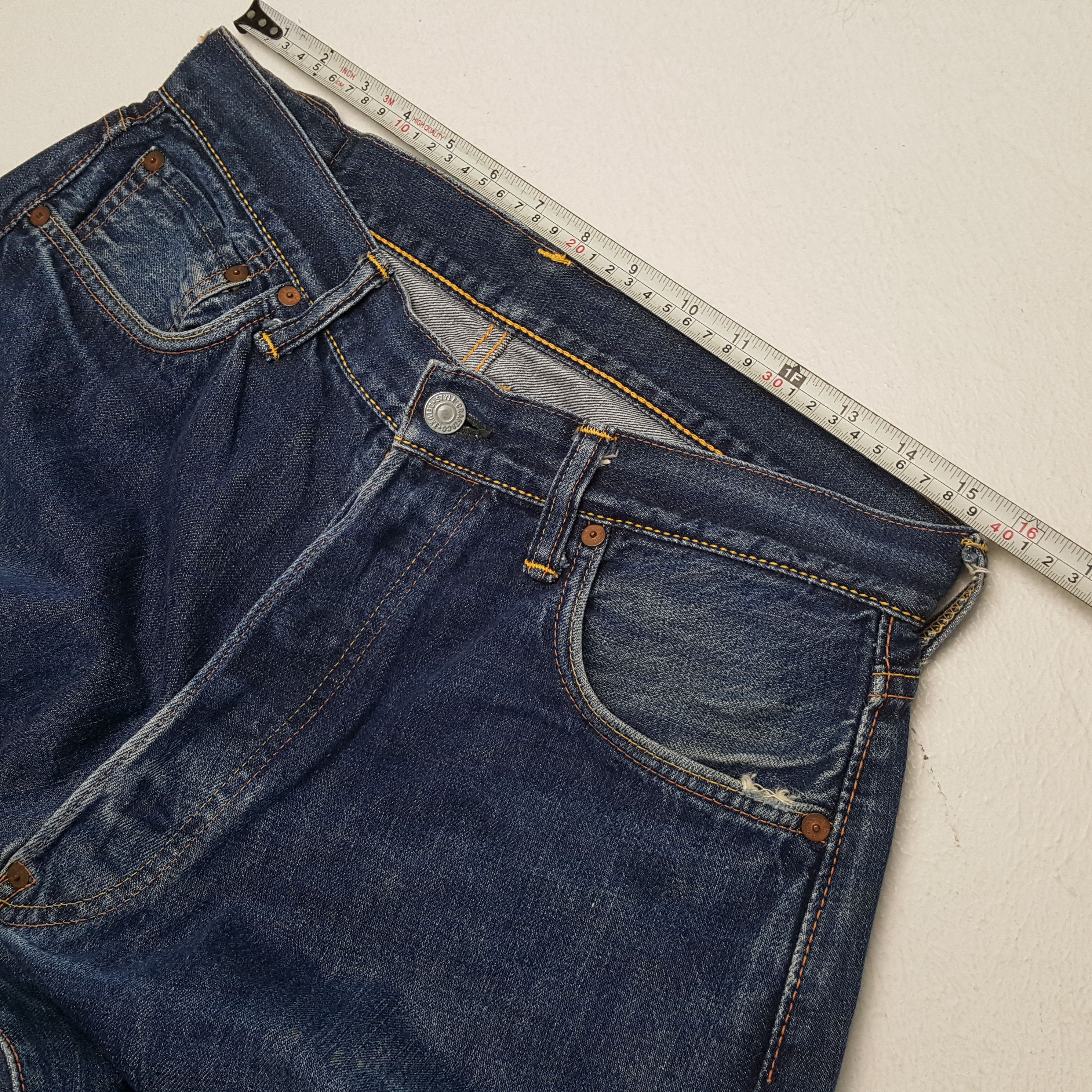 Evisu EVISU Jeans Japanese Brand Streetwear Custom Daicock Style Size US 31 - 7 Thumbnail