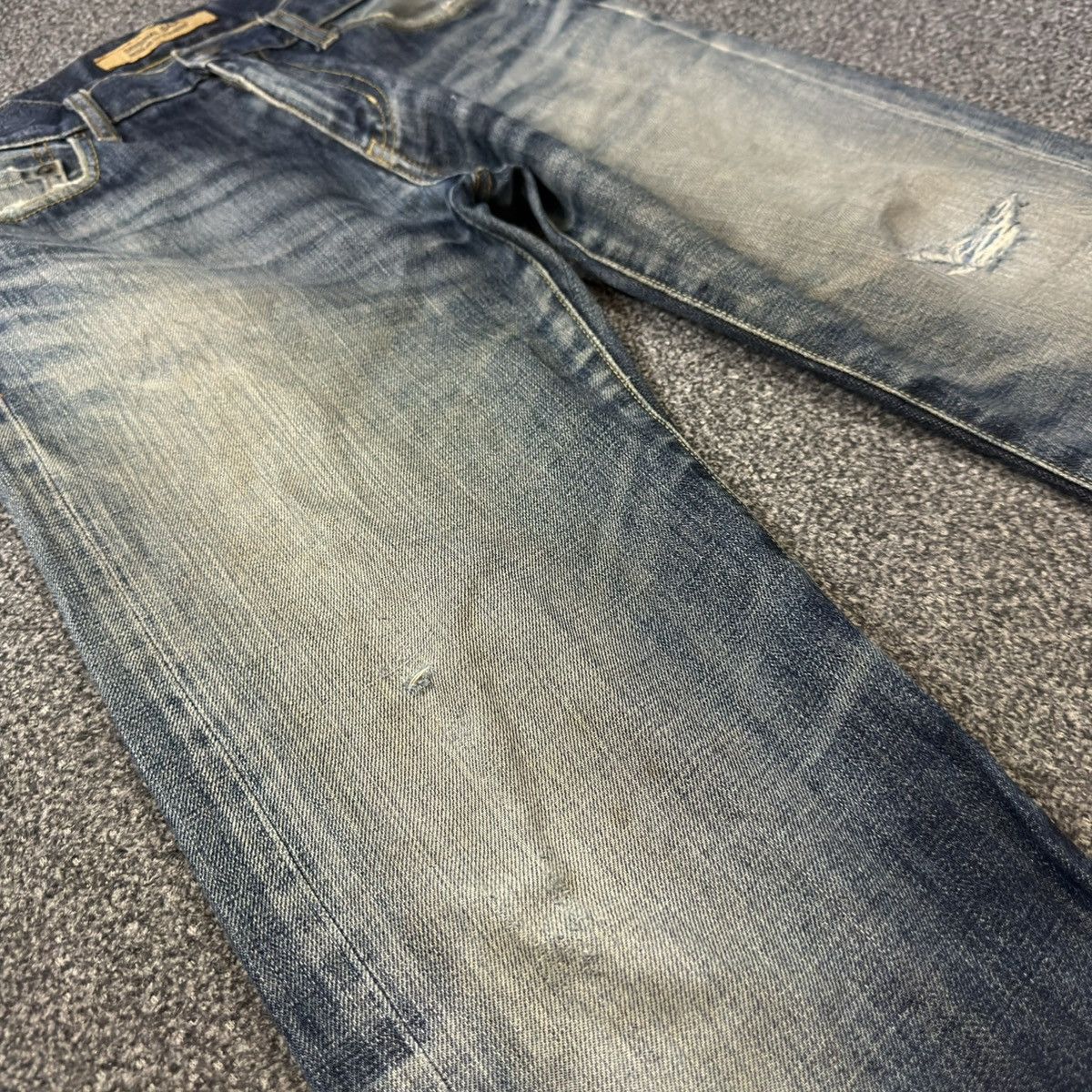 Undercover × Uniqlo 🔥🇯🇵 Vintage Japanese Uniqlo S002 Faded Jeans Denim Size US 31 - 9 Thumbnail