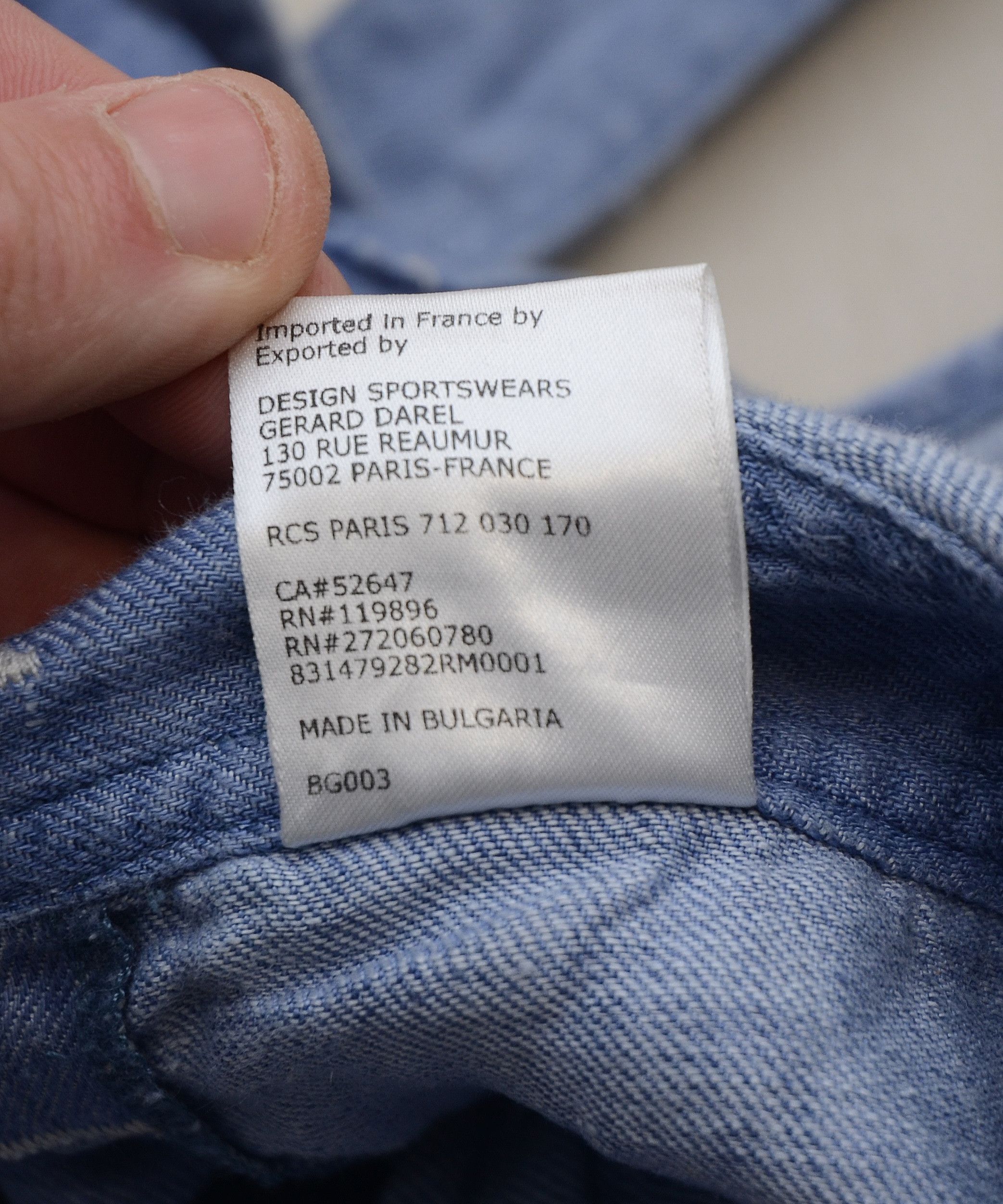 Designer × Gerard Darel Gerard Darel Paris Denim Cropped Jumpsuit Linen Overall Size 26" / US 2 / IT 38 - 11 Thumbnail