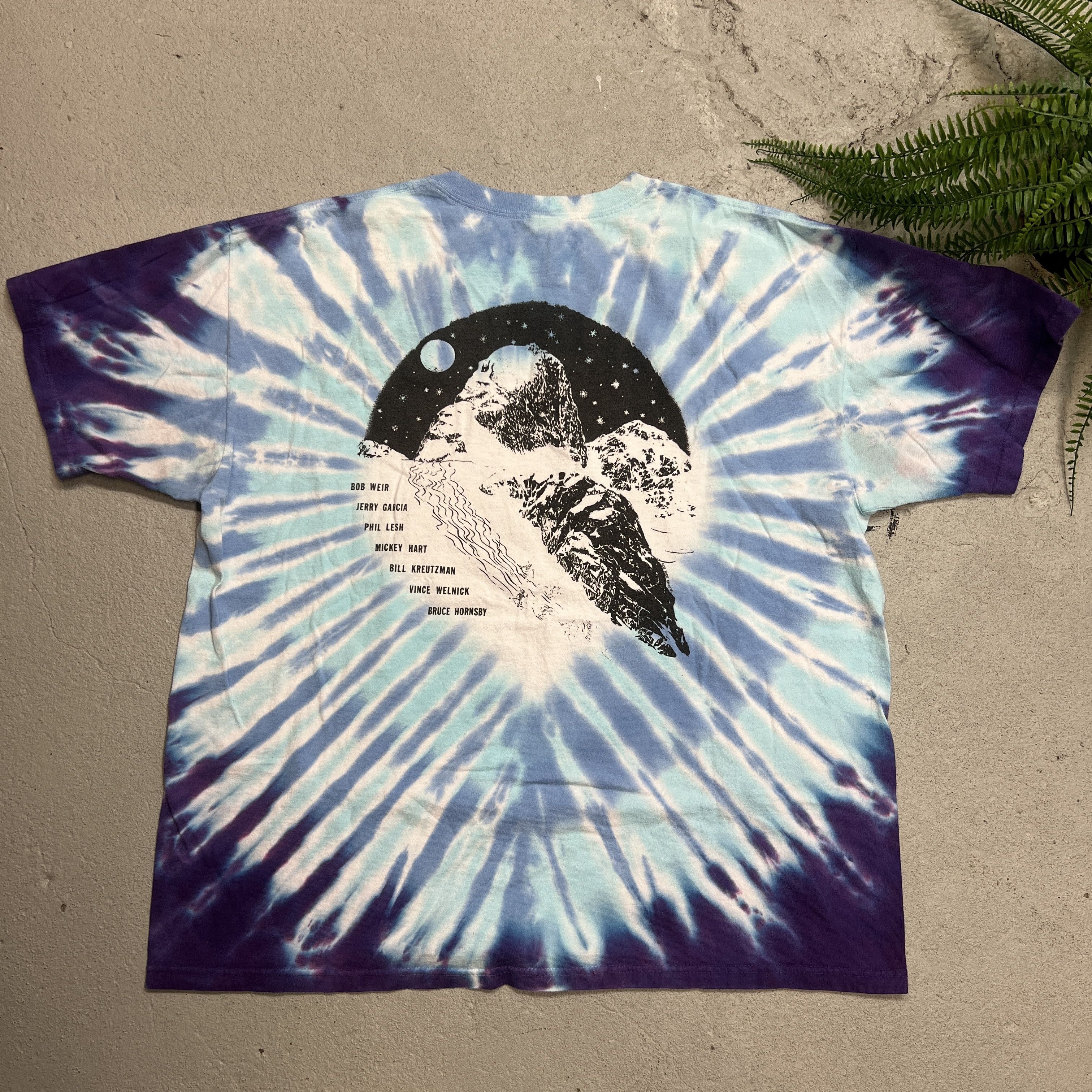 Grateful Dead × Vintage 1995 Grateful Dead Skiing Skeleton Promo Tie Dye Tee Size US XL / EU 56 / 4 - 4 Thumbnail