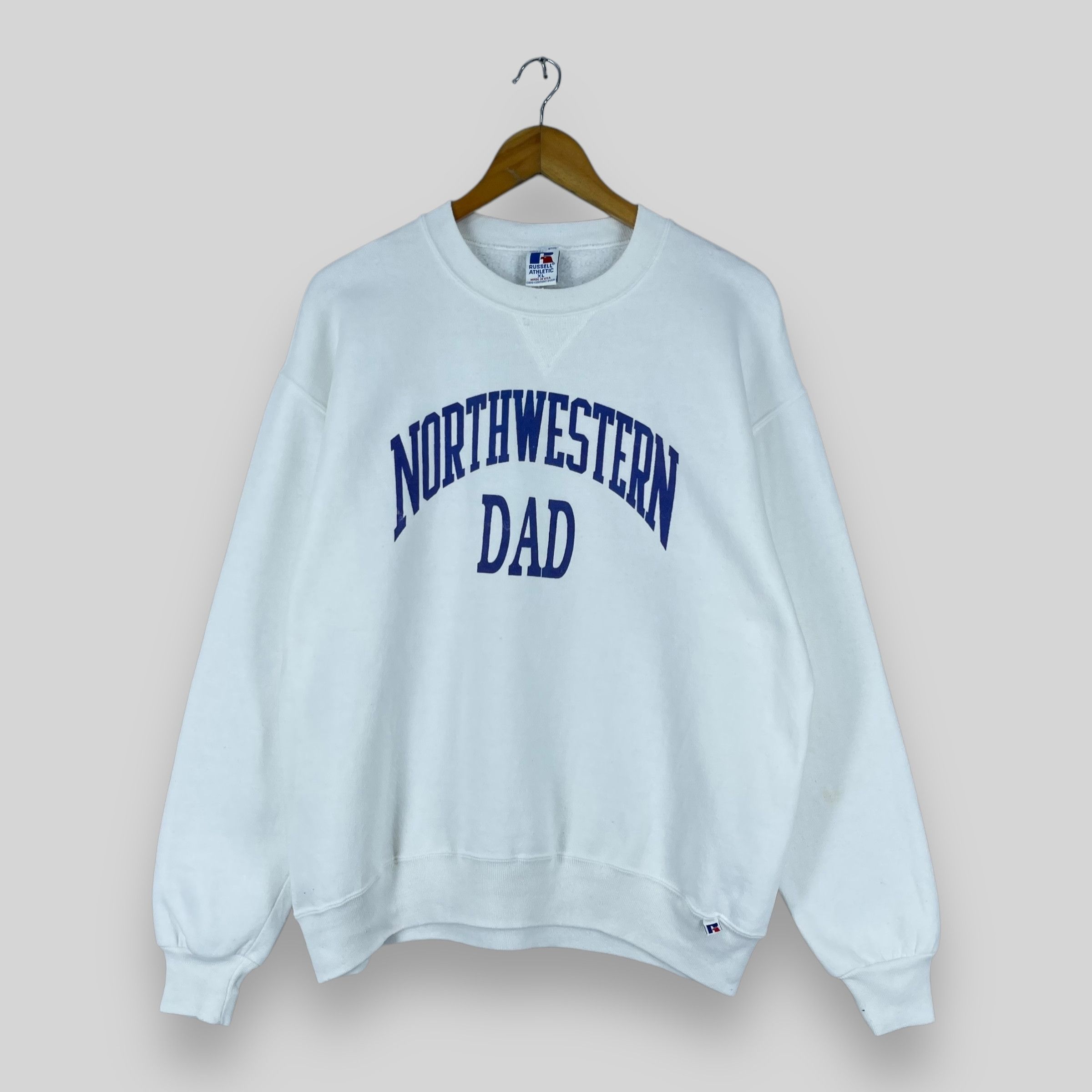 Vintage Vintage NORTHWESTERN DAD University Printed Sweatshirt Size US L / EU 52-54 / 3 - 1 Thumbnail